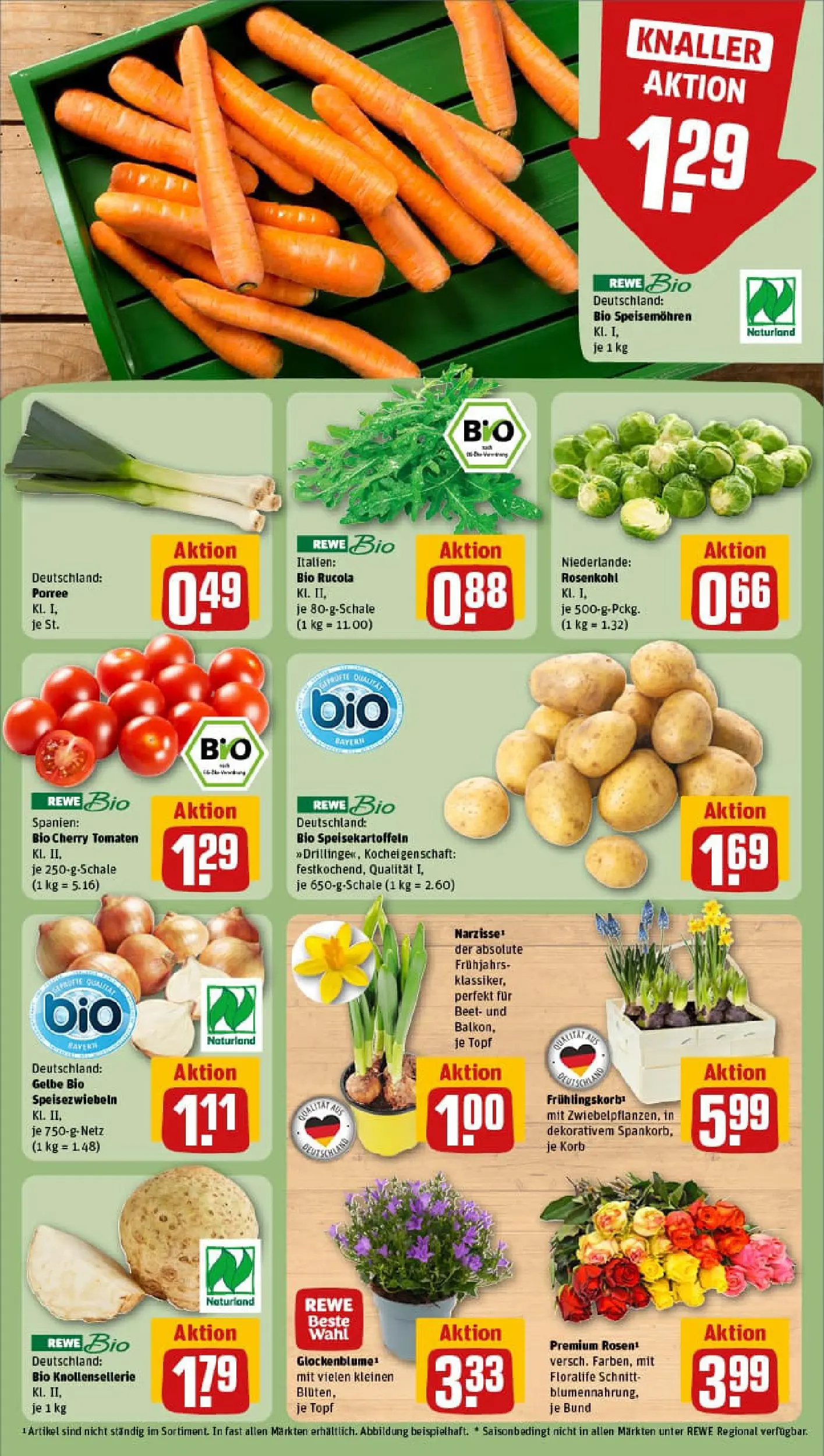 REWE Prospekt ab 11.01.2026 zum Blättern » Angebote | Seite: 7 | Produkte: Rucola, Korb, Tomaten