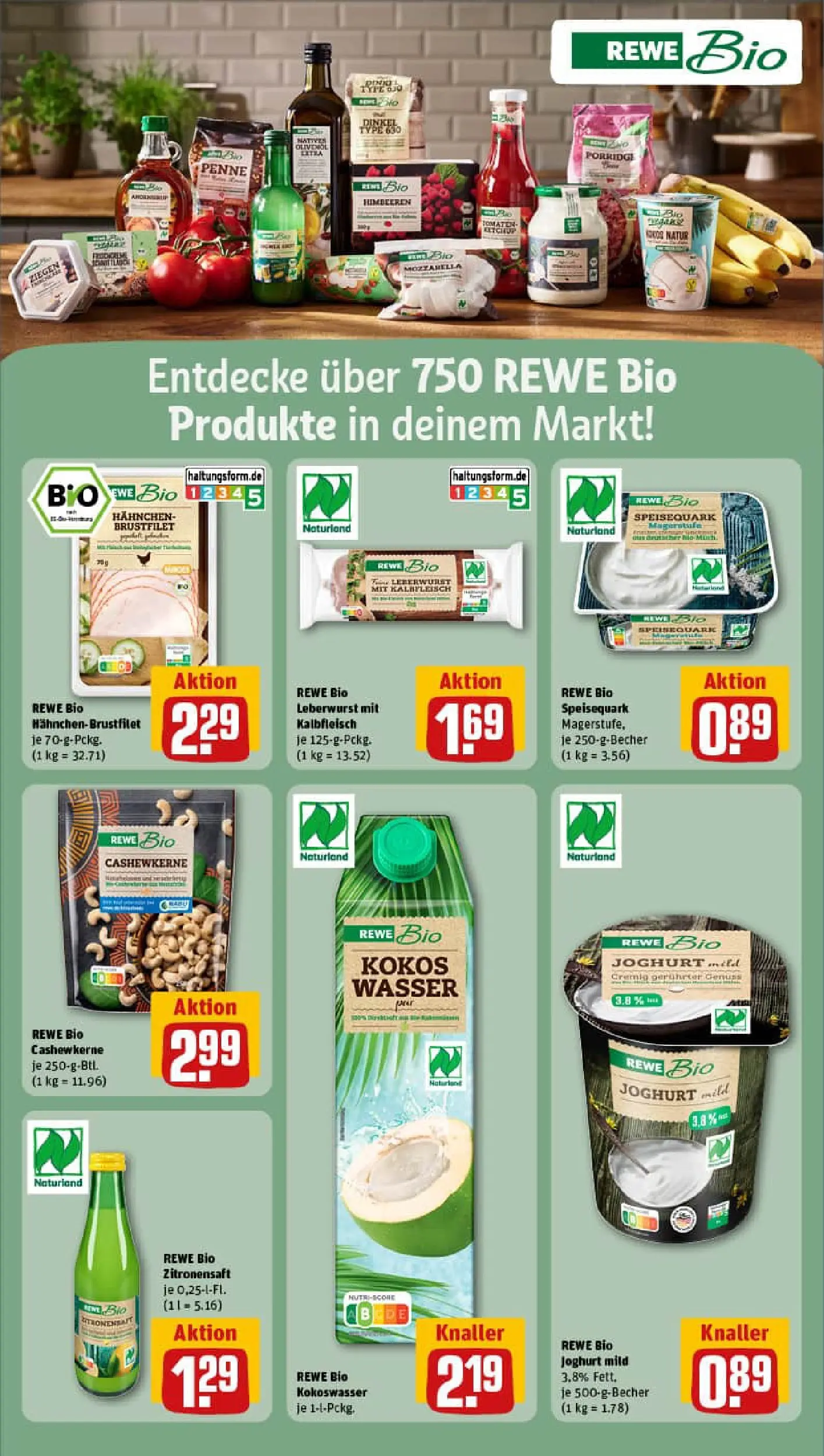 REWE Prospekt ab 11.01.2026 zum Blättern » Angebote | Seite: 21 | Produkte: Himbeeren, Quark, Mozzarella, Speisequark