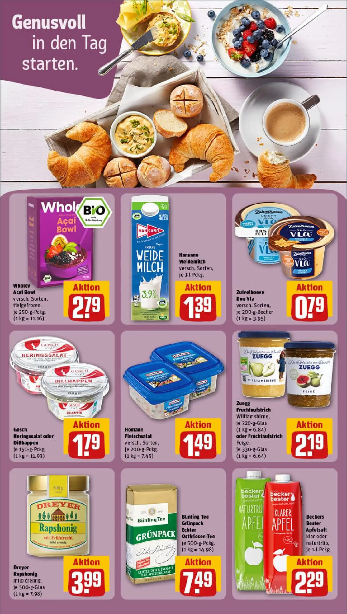 REWE Prospekt ab 11.01.2026 zum Blättern » Angebote | Seite: 23 | Produkte: Milch, Äpfel, Apfelsaft, Apple