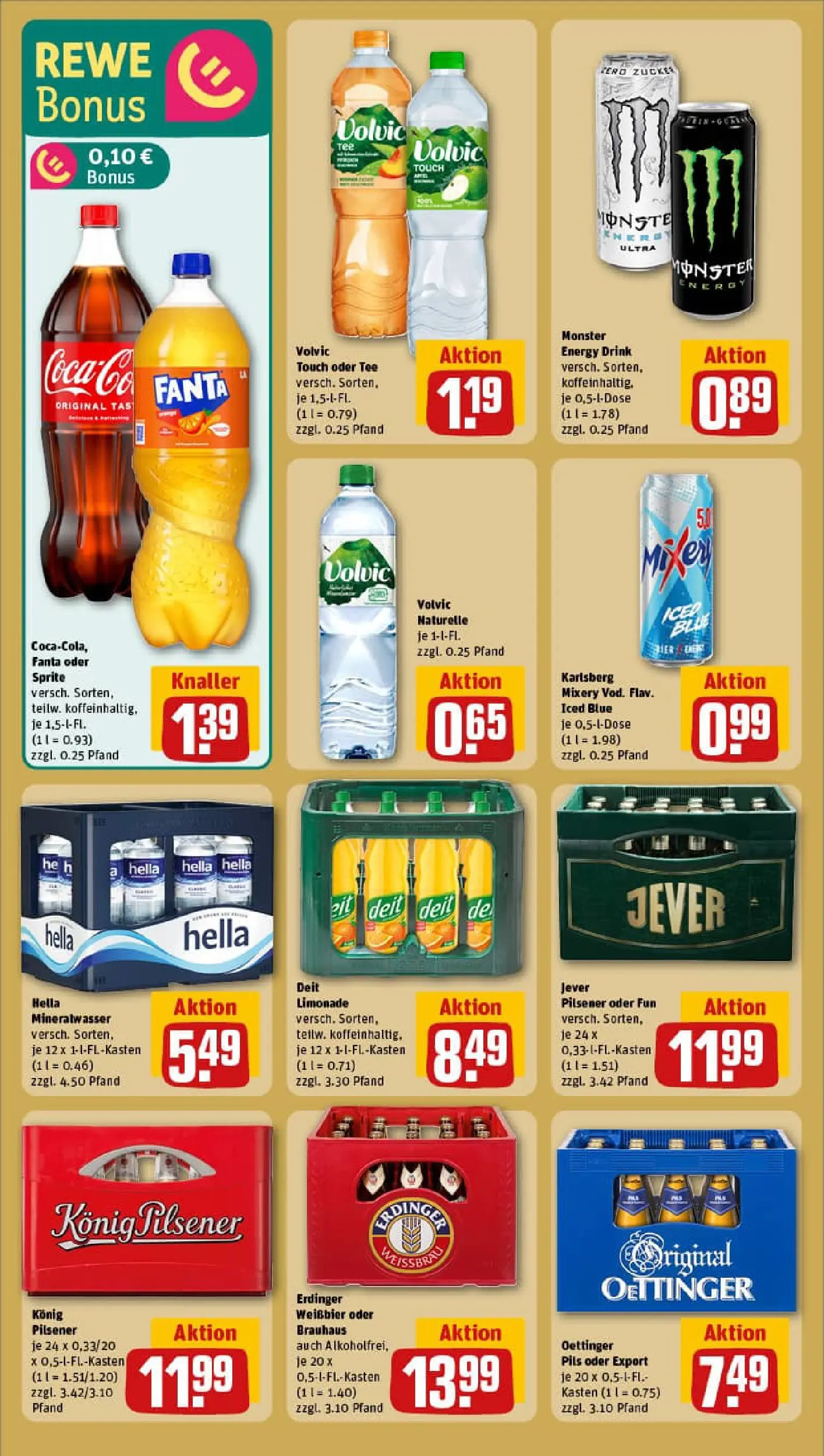 REWE Prospekt ab 11.01.2026 zum Blättern » Angebote | Seite: 20 | Produkte: Fanta, Sprite, Energy, Volvic