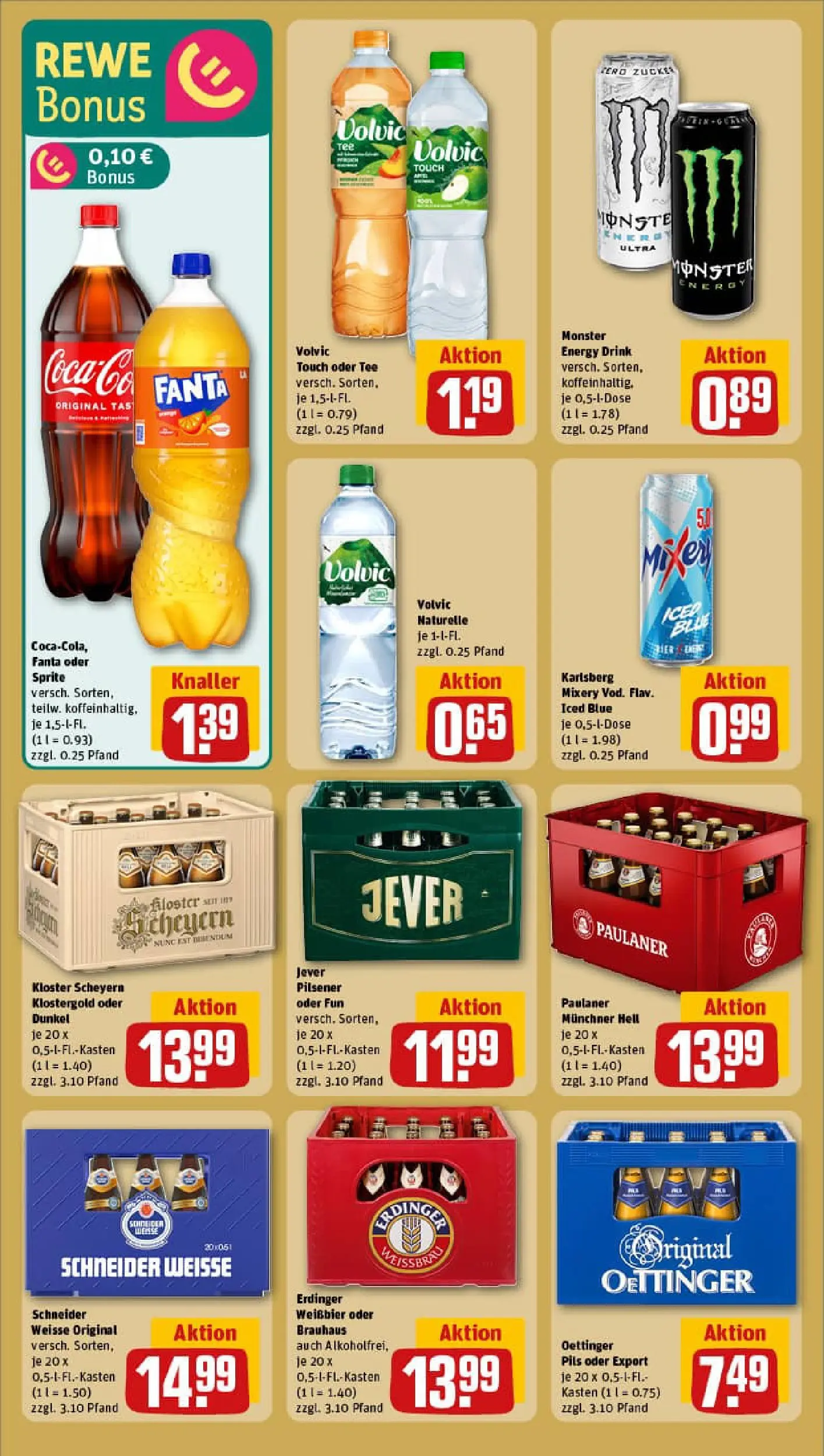 REWE Prospekt ab 11.01.2026 zum Blättern » Angebote | Seite: 22 | Produkte: Pils, Oettinger, Volvic touch, Mixery