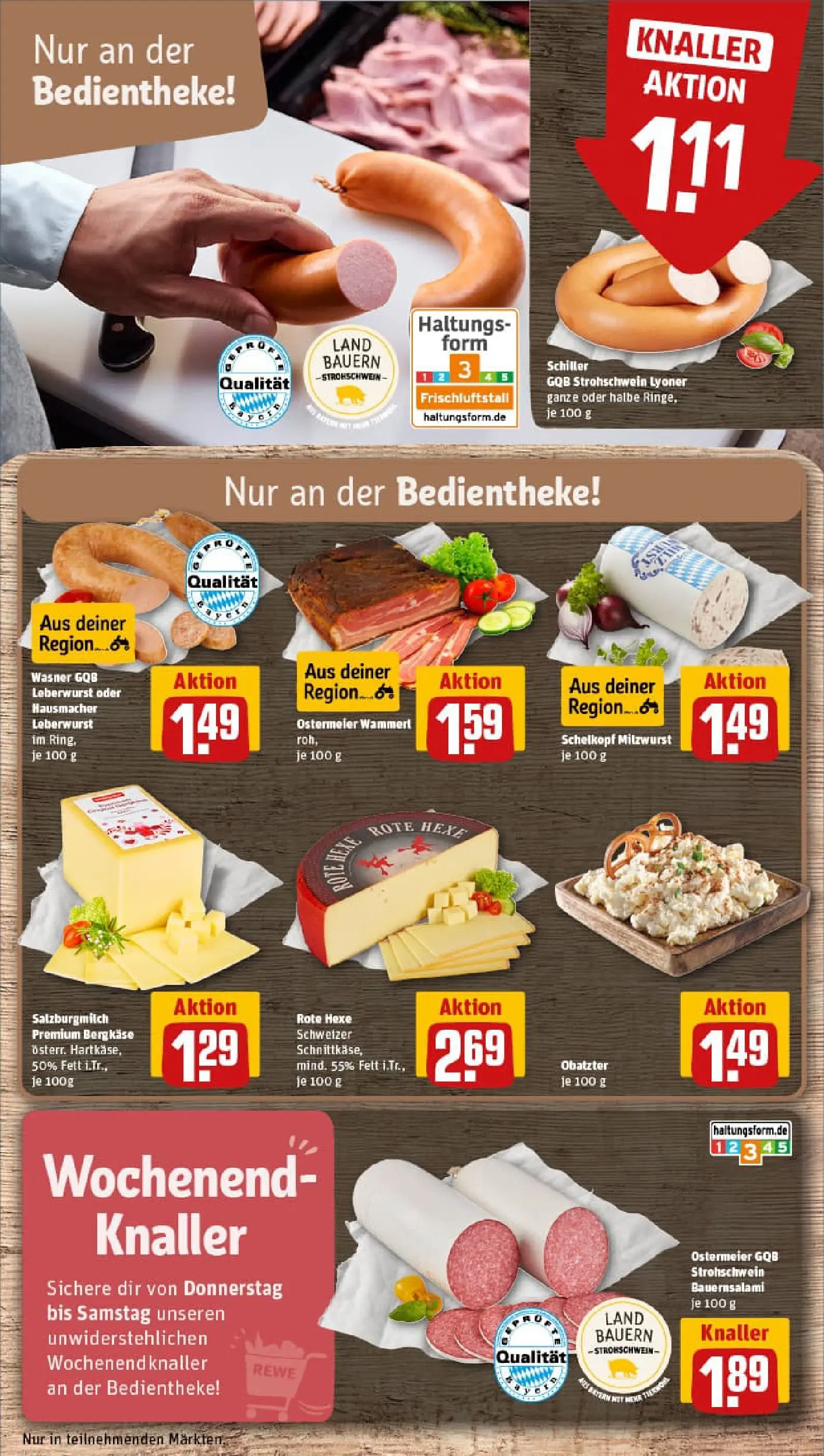 REWE Prospekt ab 11.01.2026 zum Blättern » Angebote | Seite: 11 | Produkte: Salami