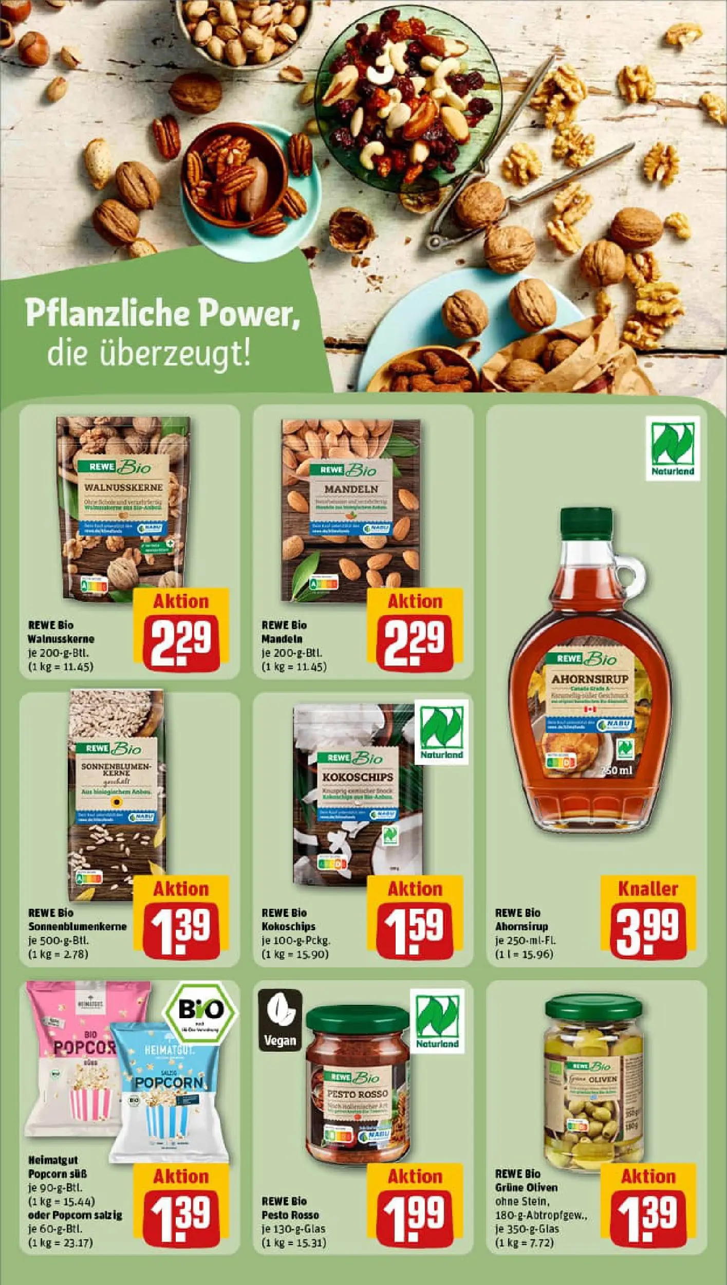 REWE Prospekt ab 11.01.2026 zum Blättern » Angebote | Seite: 22 | Produkte: Mandeln