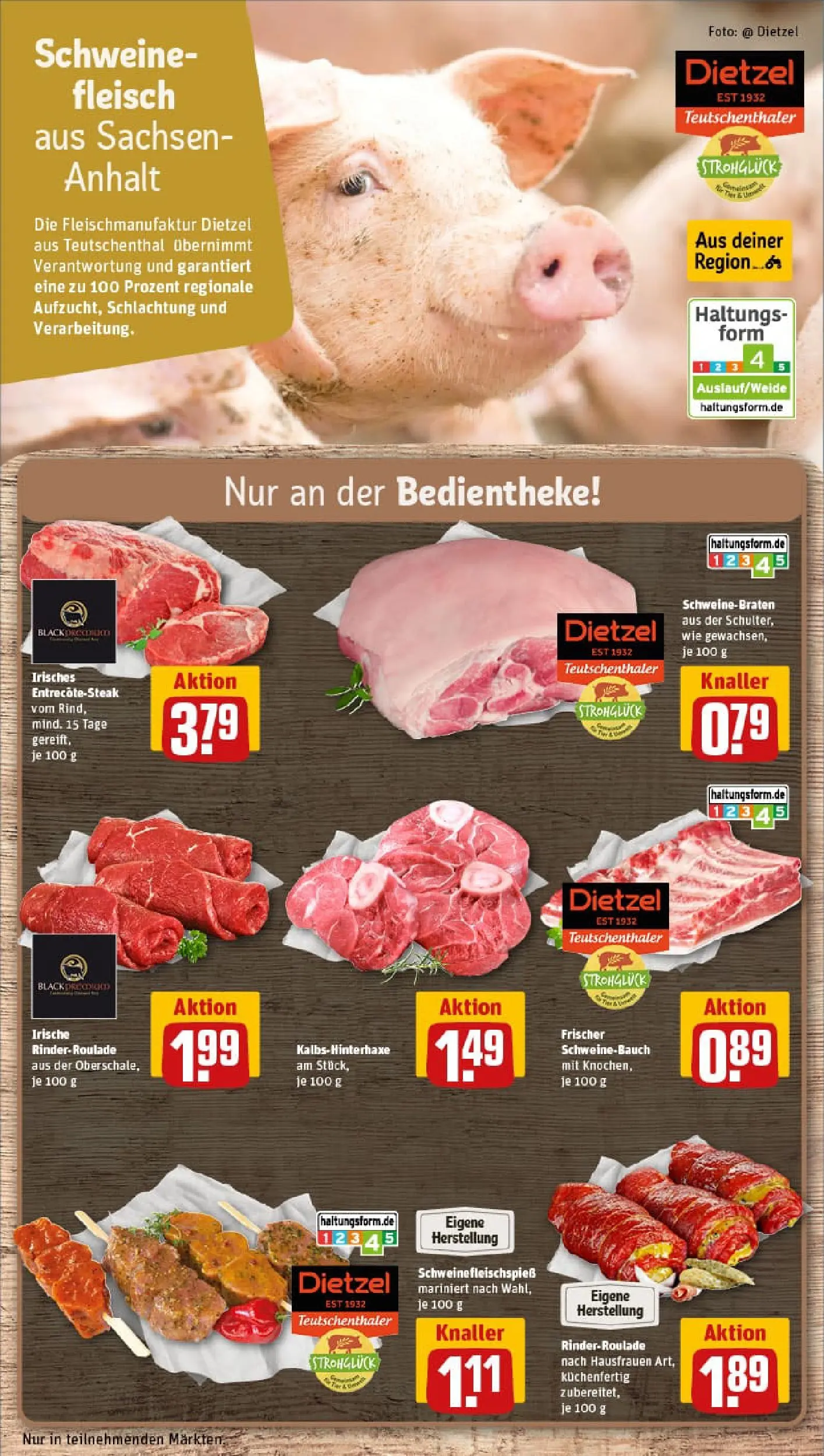 REWE Prospekt ab 11.01.2026 zum Blättern » Angebote | Seite: 10 | Produkte: Schweinebauch, Steak, Fleisch