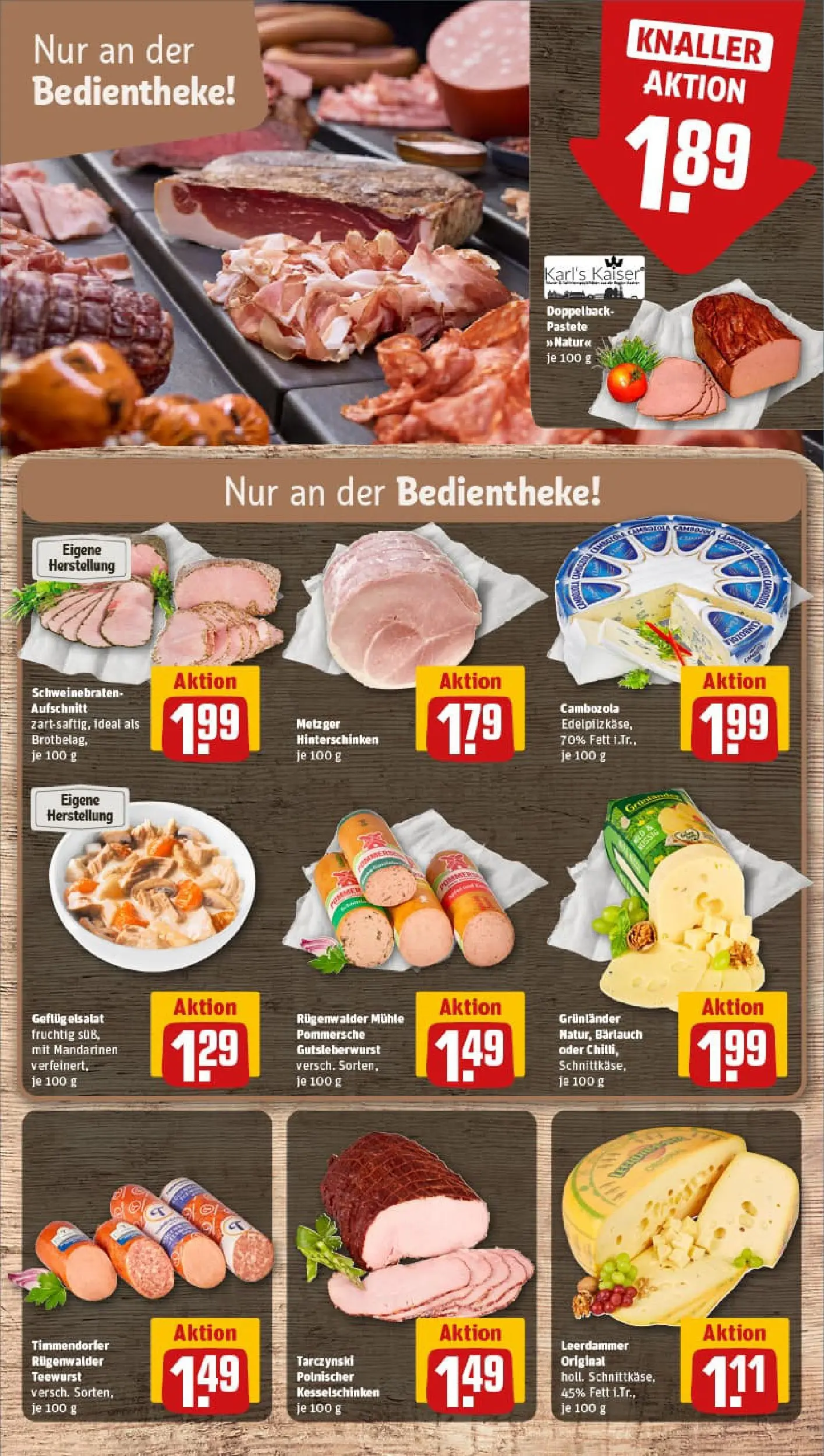 REWE Prospekt ab 11.01.2026 zum Blättern » Angebote | Seite: 9 | Produkte: Mühle, Mandarinen, Leerdammer, Grunlander