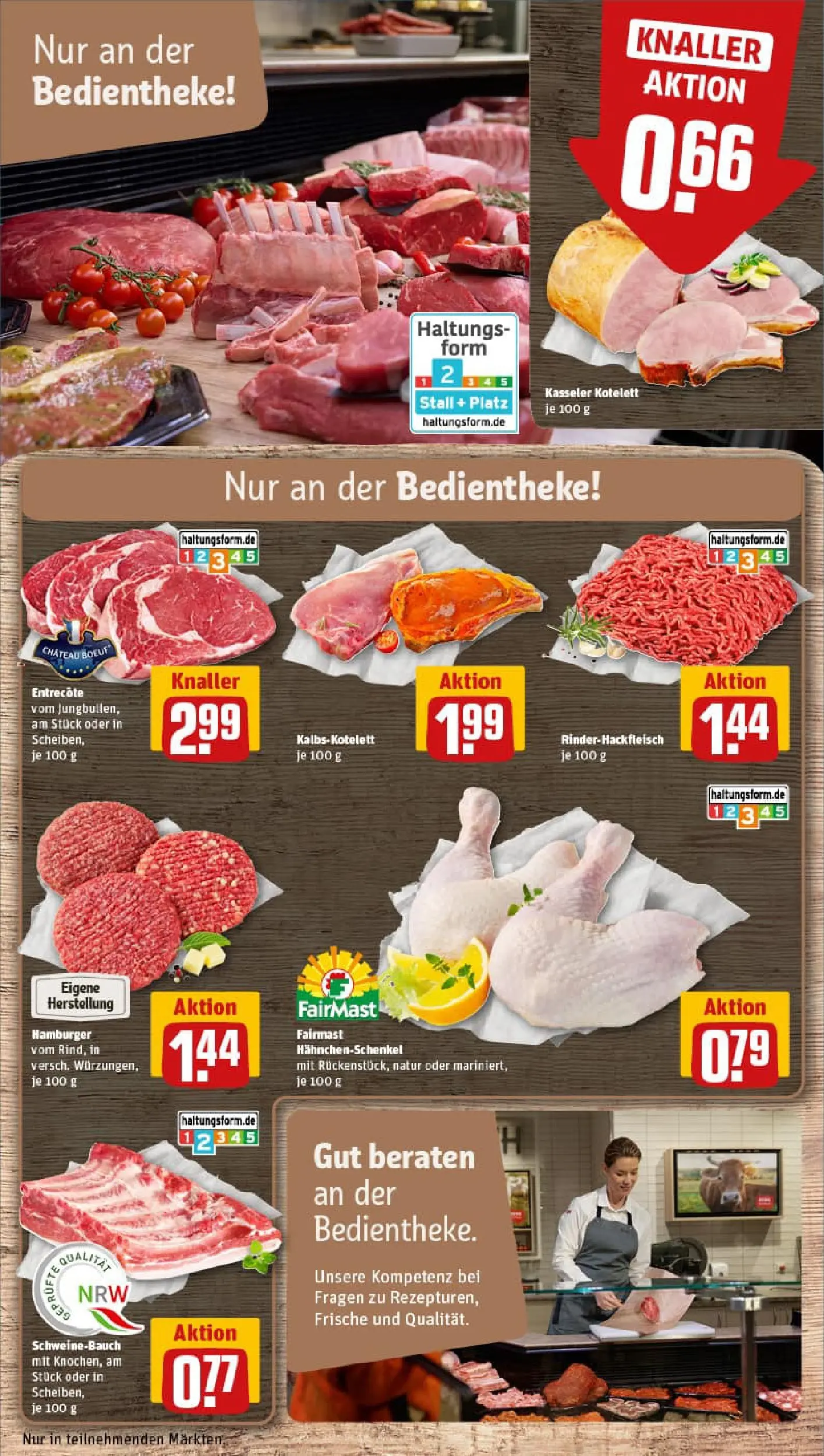 REWE Prospekt ab 11.01.2026 zum Blättern » Angebote | Seite: 10 | Produkte: Hahnchenschenkel, Schweinebauch, Entrecote, Steak