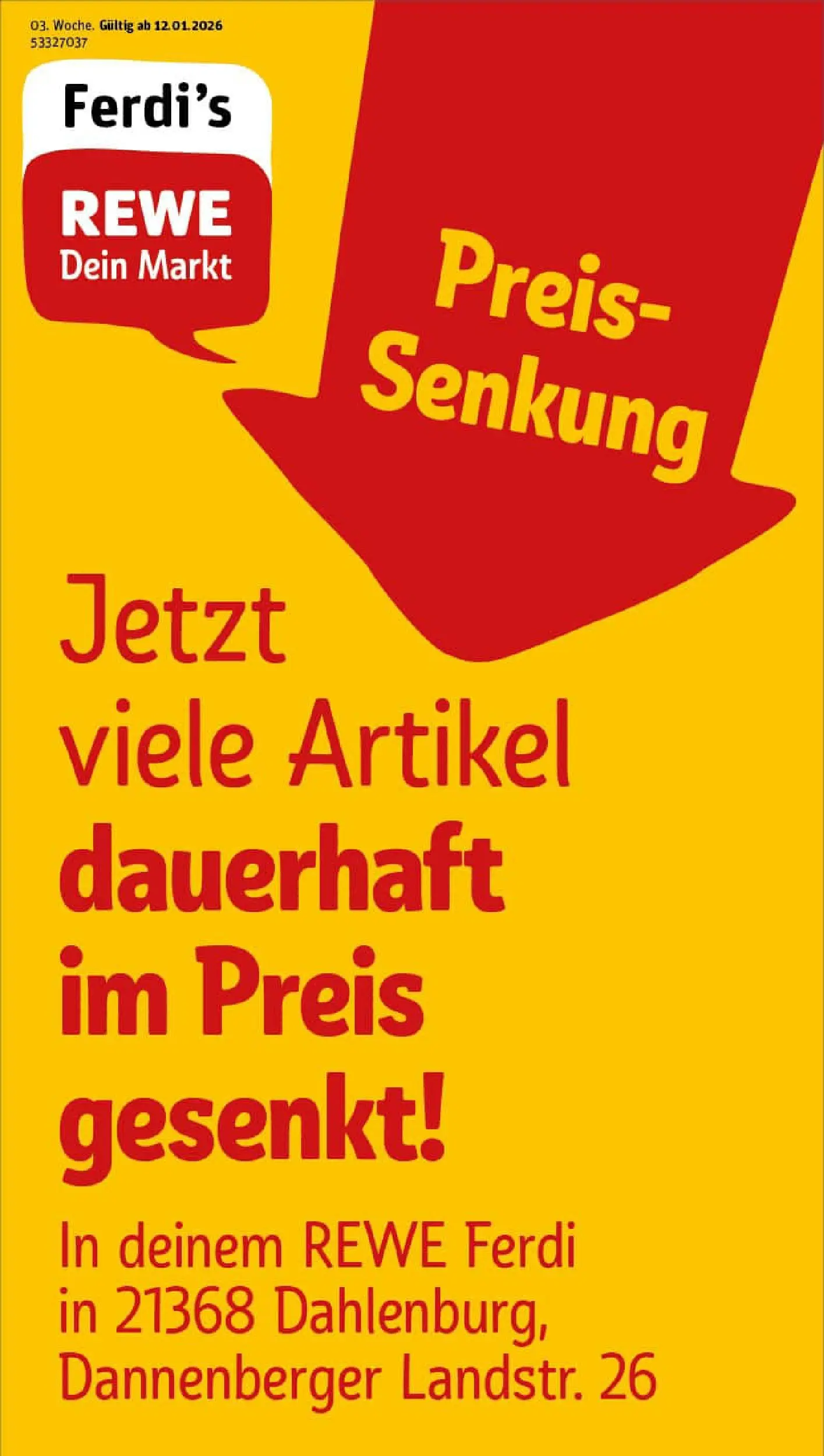 REWE Prospekt ab 11.01.2026 zum Blättern » Angebote | Seite: 1