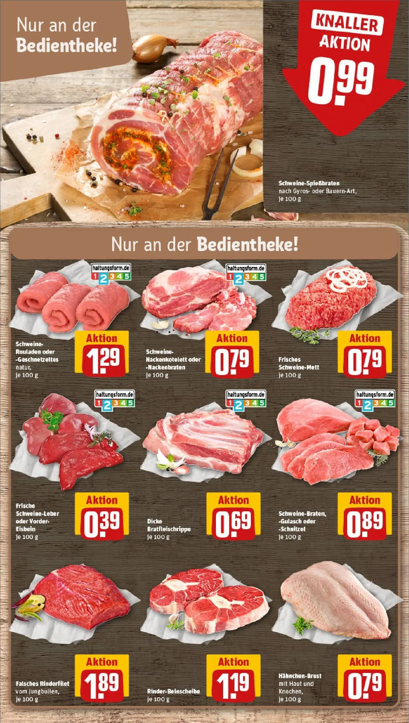 REWE Prospekt ab 11.01.2026 zum Blättern » Angebote | Seite: 8 | Produkte: Rinderfilet, Schnitzel, Gyros, Hahnchenbrust