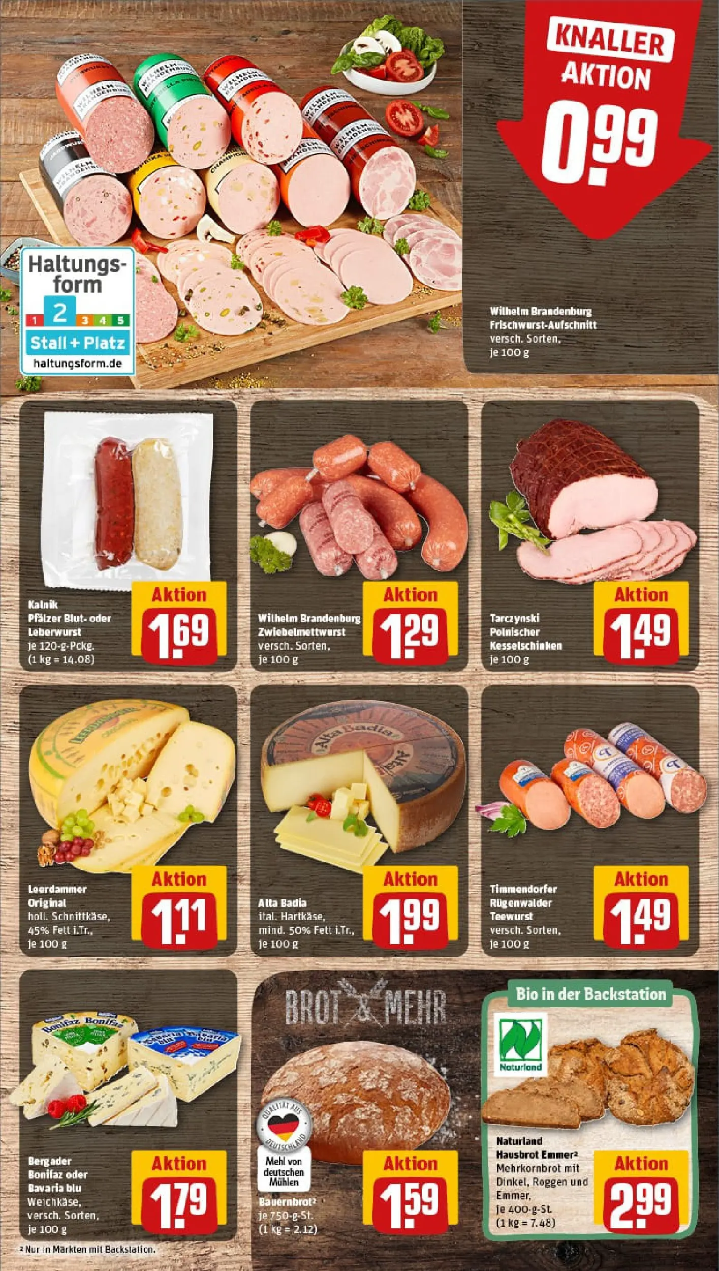 REWE Prospekt ab 11.01.2026 zum Blättern » Angebote | Seite: 9 | Produkte: Mehl, Leerdammer, Brot