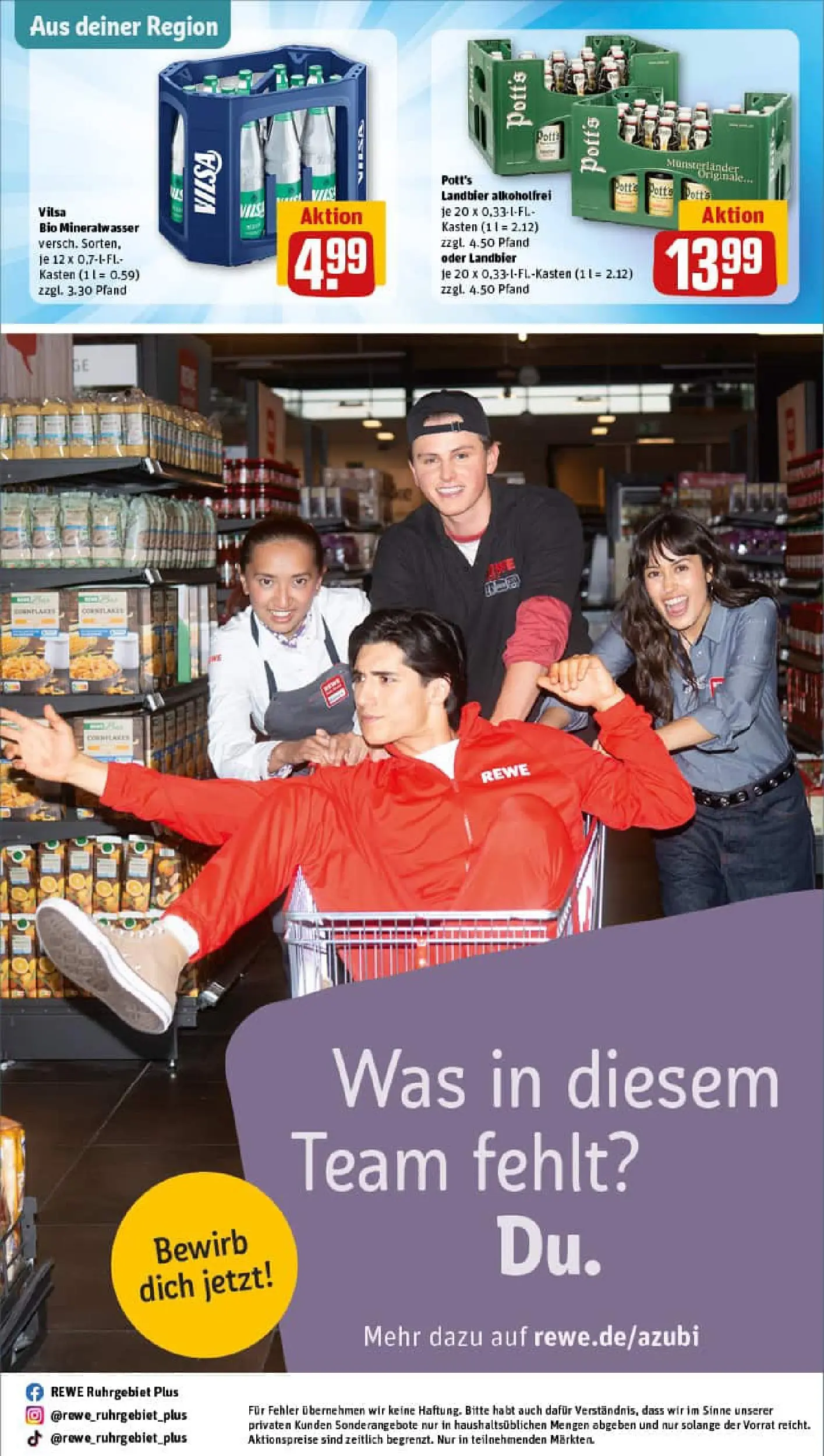 REWE Prospekt ab 11.01.2026 zum Blättern » Angebote | Seite: 31 | Produkte: Mineralwasser