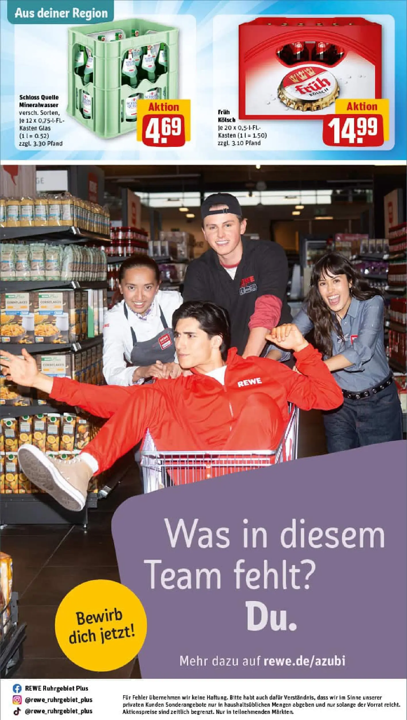 REWE Prospekt ab 11.01.2026 zum Blättern » Angebote | Seite: 31 | Produkte: Mineralwasser