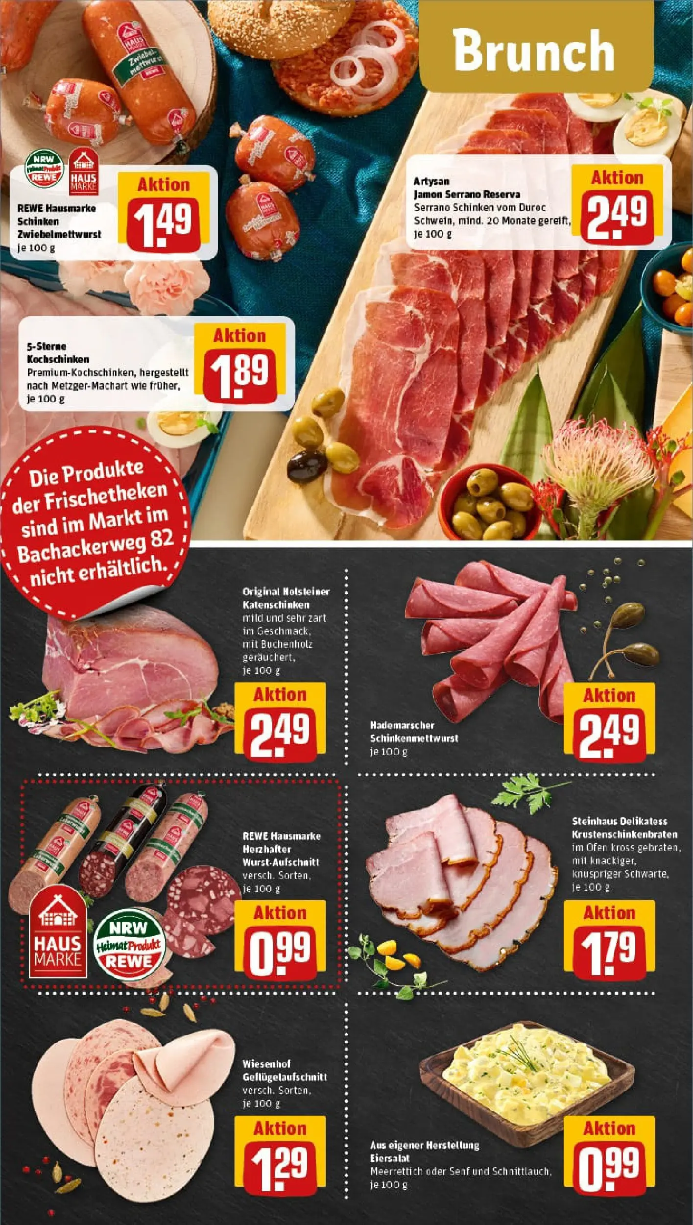 REWE Prospekt ab 11.01.2026 zum Blättern » Angebote | Seite: 8 | Produkte: Ofen, Serrano schinken, Schinken