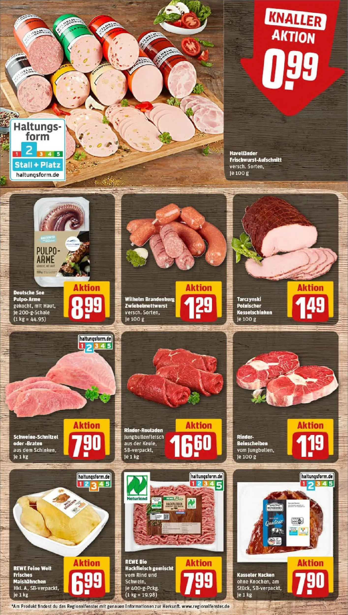 REWE Prospekt ab 11.01.2026 zum Blättern » Angebote | Seite: 8 | Produkte: Rinderrouladen, Kasseler nacken, Hackfleisch
