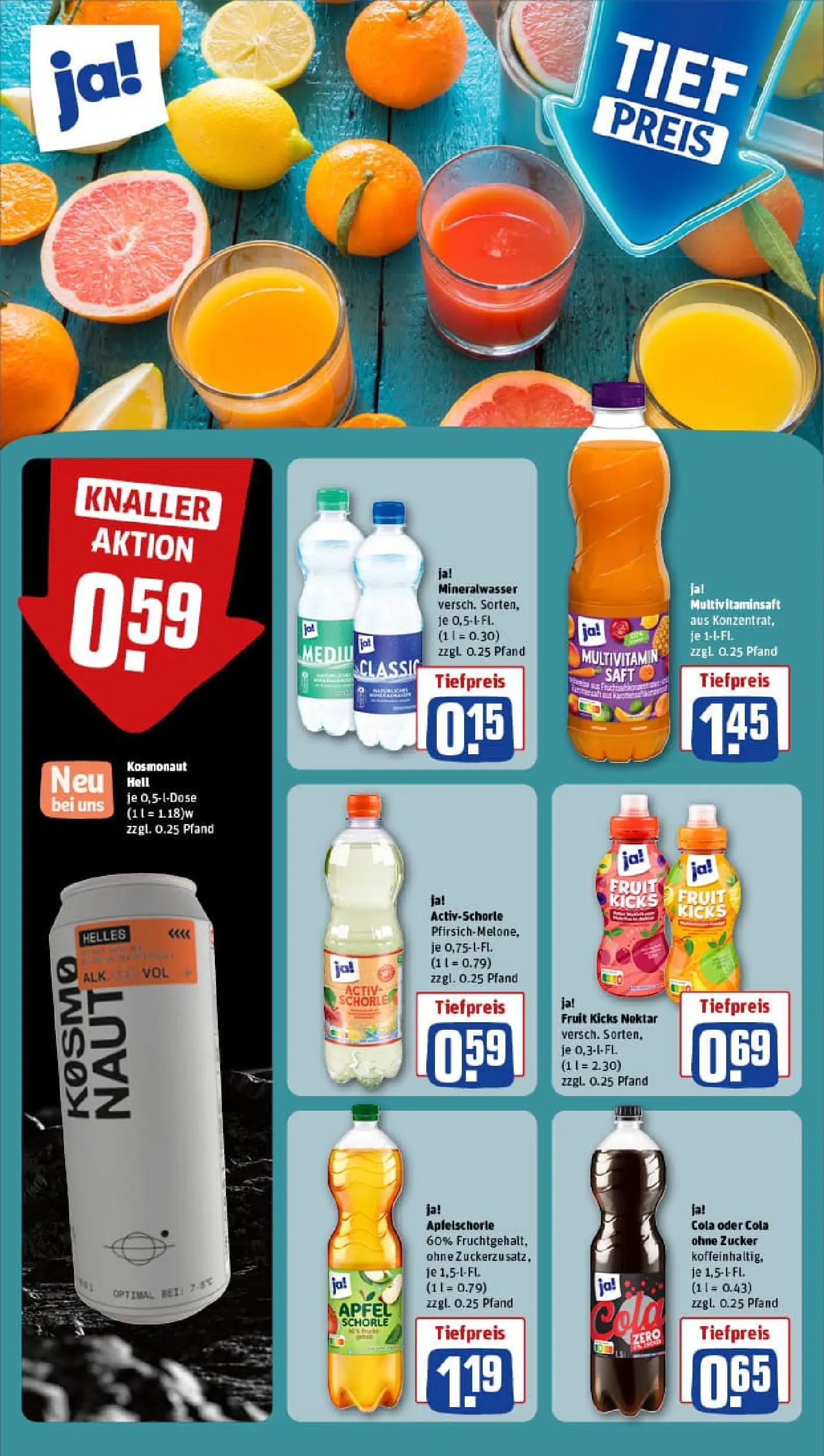 REWE Prospekt ab 11.01.2026 zum Blättern » Angebote | Seite: 15 | Produkte: Cola, Äpfel, Mineralwasser, Zucker