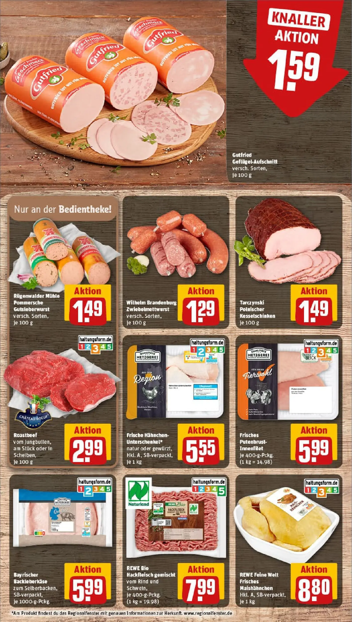 REWE Prospekt ab 11.01.2026 zum Blättern » Angebote | Seite: 10 | Produkte: Mühle, Hahnchen, Roastbeef, Hackfleisch