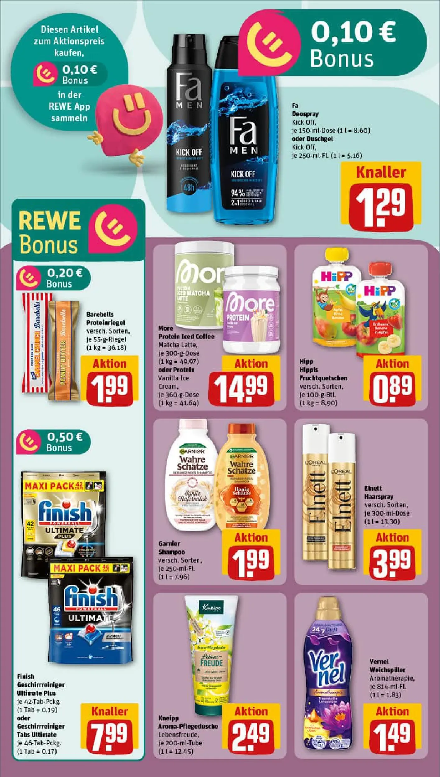 REWE Prospekt ab 11.01.2026 zum Blättern » Angebote | Seite: 18 | Produkte: Shampoo, Haarspray, Duschgel, Shower Gel