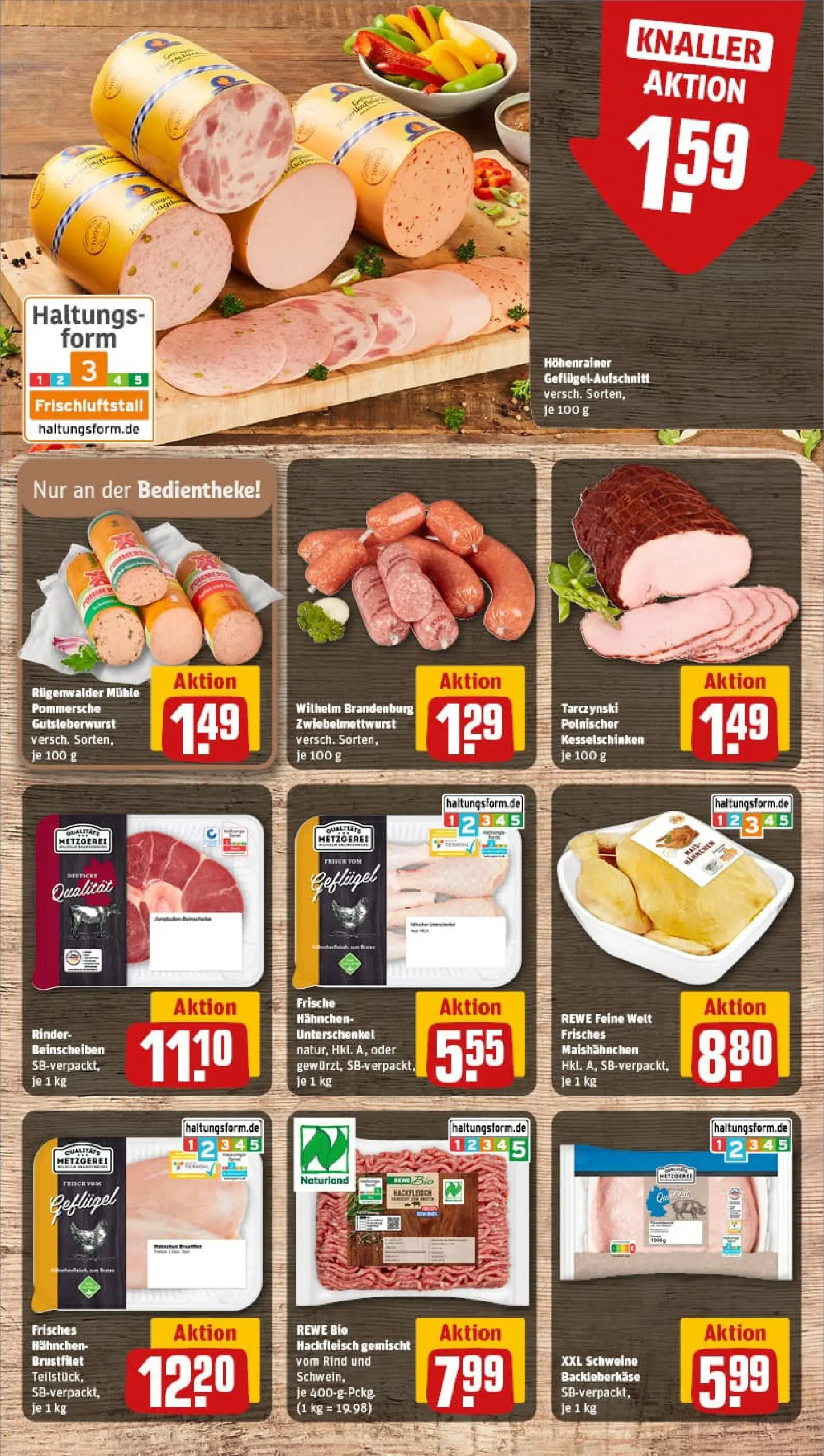 REWE Prospekt ab 11.01.2026 zum Blättern » Angebote | Seite: 10 | Produkte: Mühle, Hahnchen, Hackfleisch