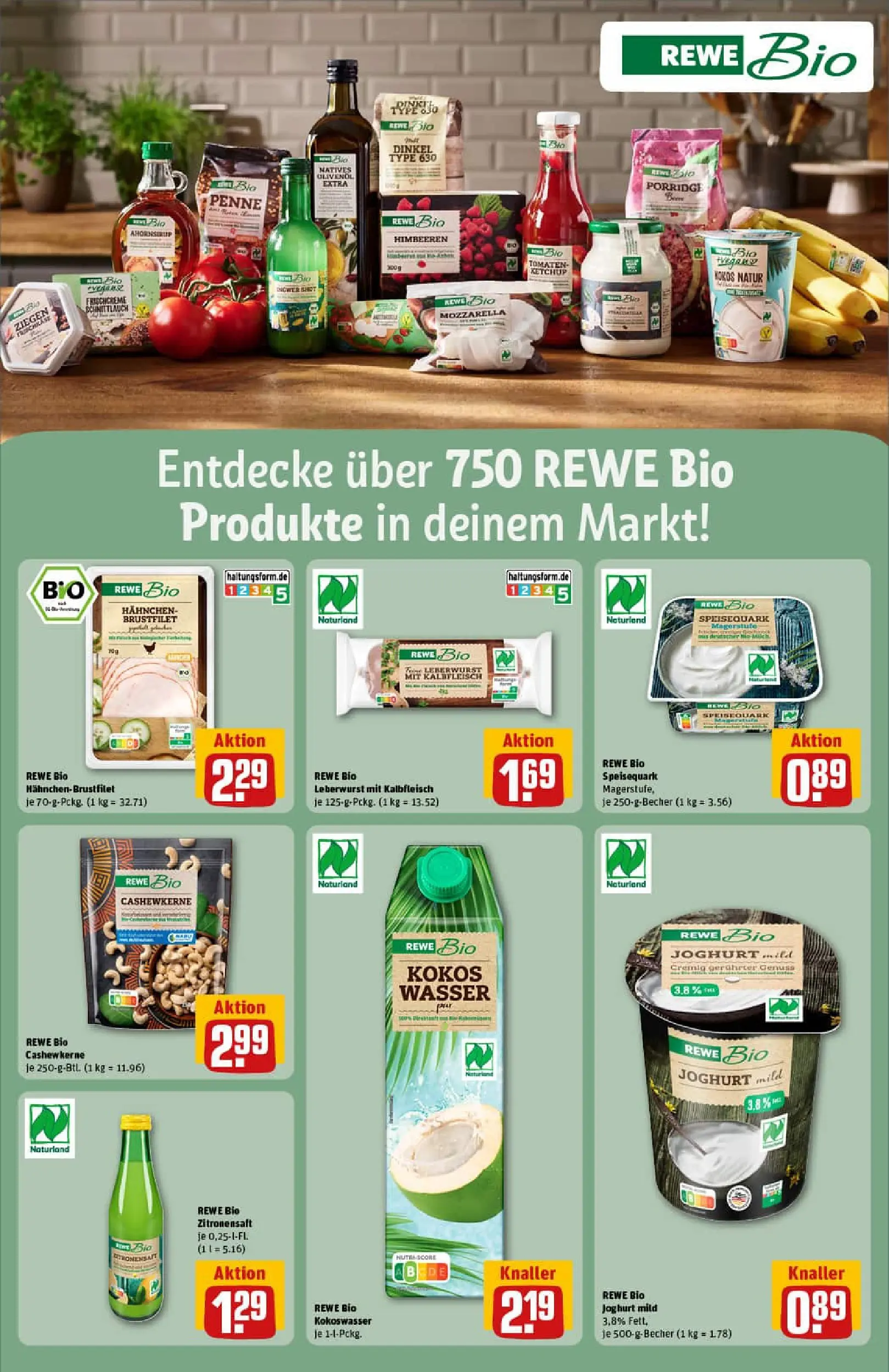 REWE Prospekt ab 11.01.2026 zum Blättern » Angebote | Seite: 21 | Produkte: Himbeeren, Hahnchen, Joghurt, Mozzarella