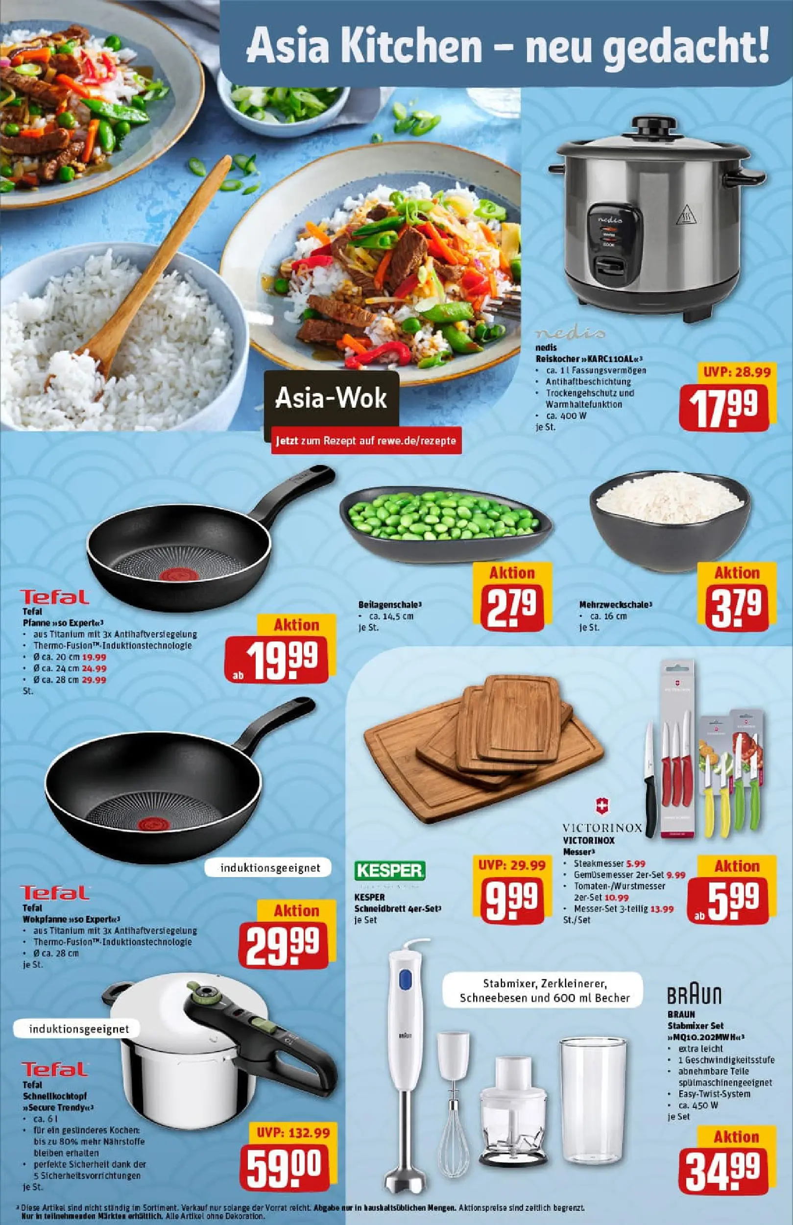 REWE Prospekt ab 11.01.2026 zum Blättern » Angebote | Seite: 34 | Produkte: Wok, Stabmixer