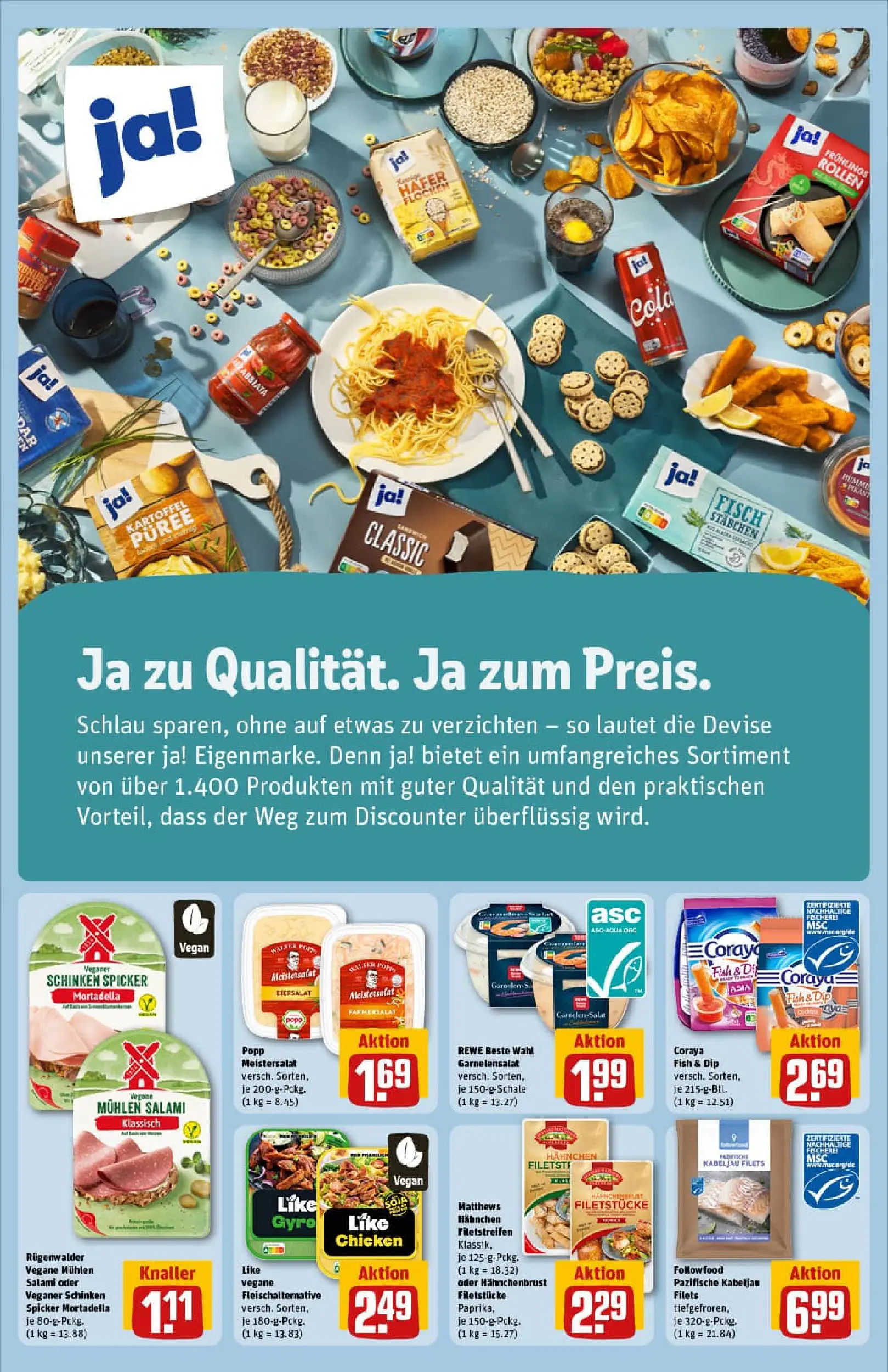 REWE Prospekt ab 11.01.2026 zum Blättern » Angebote | Seite: 12 | Produkte: Fisch, Schinken, Flocken, Hahnchenbrust