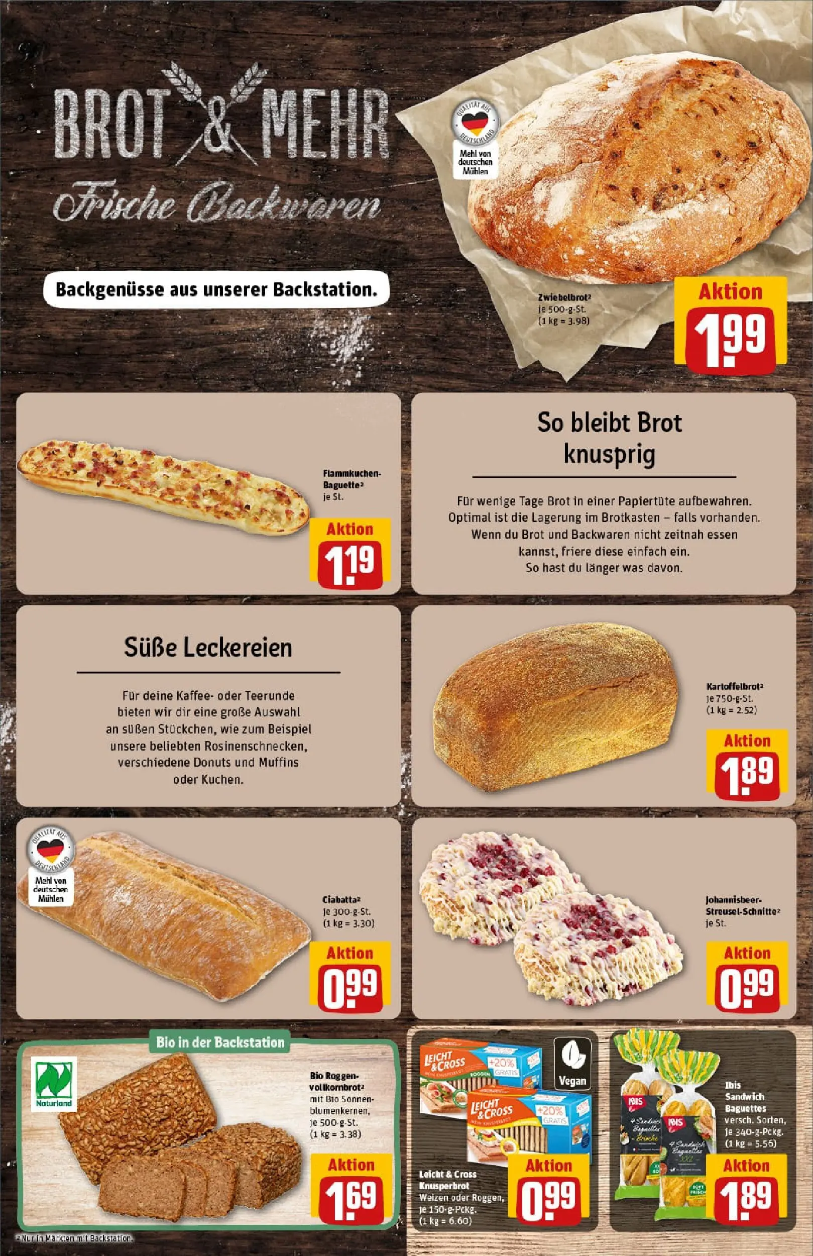 REWE Prospekt ab 11.01.2026 zum Blättern » Angebote | Seite: 12 | Produkte: Mehl, Kaffee, Baguette, Donuts