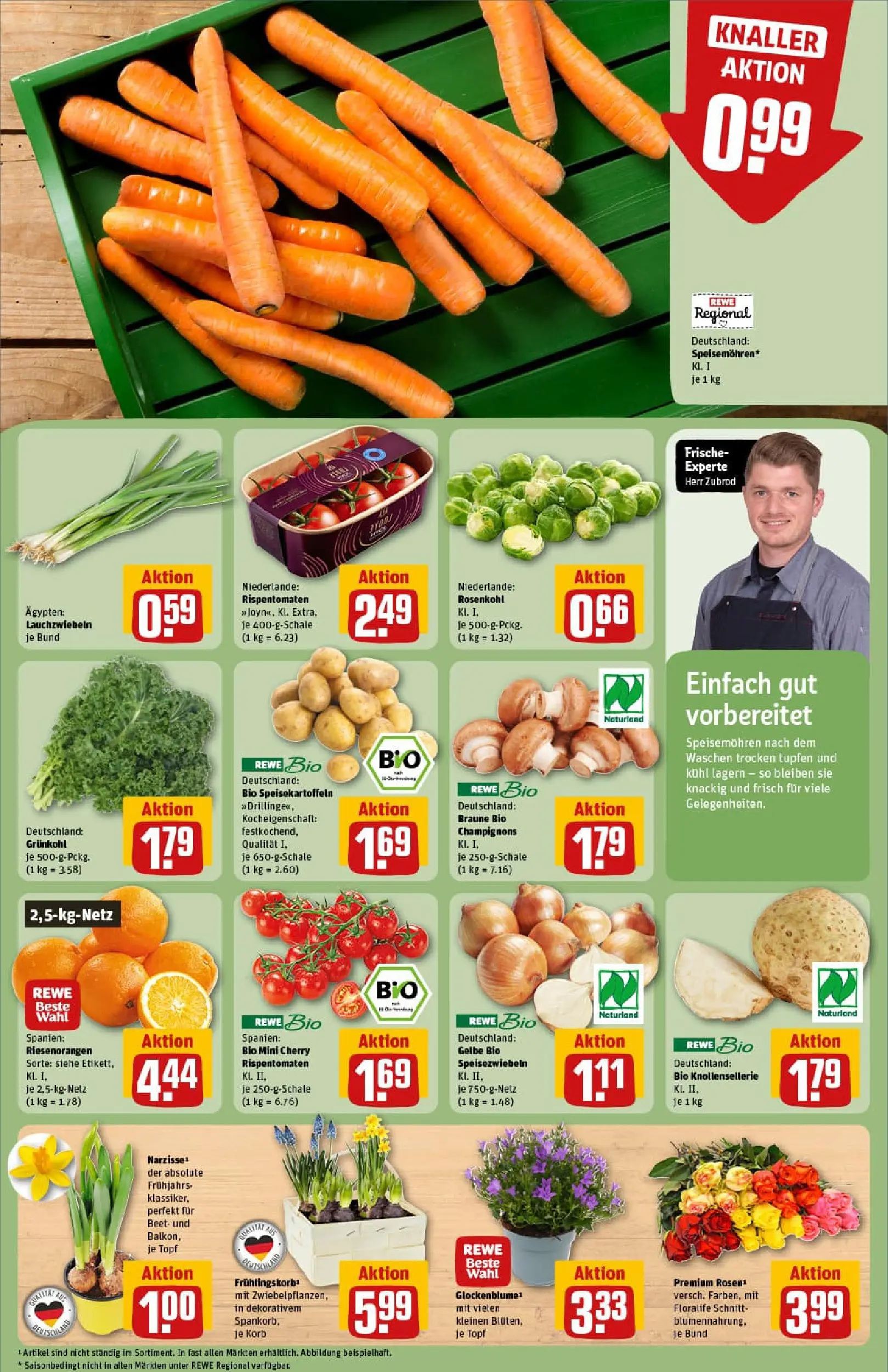 REWE Prospekt ab 11.01.2026 zum Blättern » Angebote | Seite: 7 | Produkte: Korb, Champignons