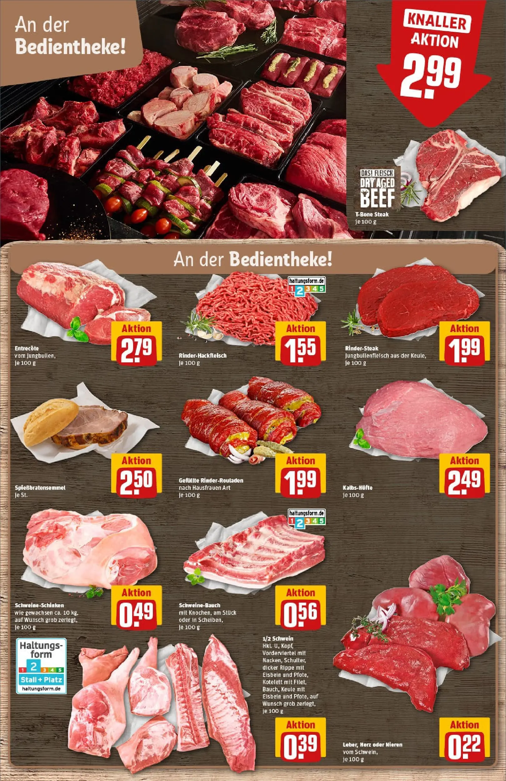 REWE Prospekt ab 11.01.2026 zum Blättern » Angebote | Seite: 9 | Produkte: Rinderrouladen, Schweinebauch, Steak, Fleisch