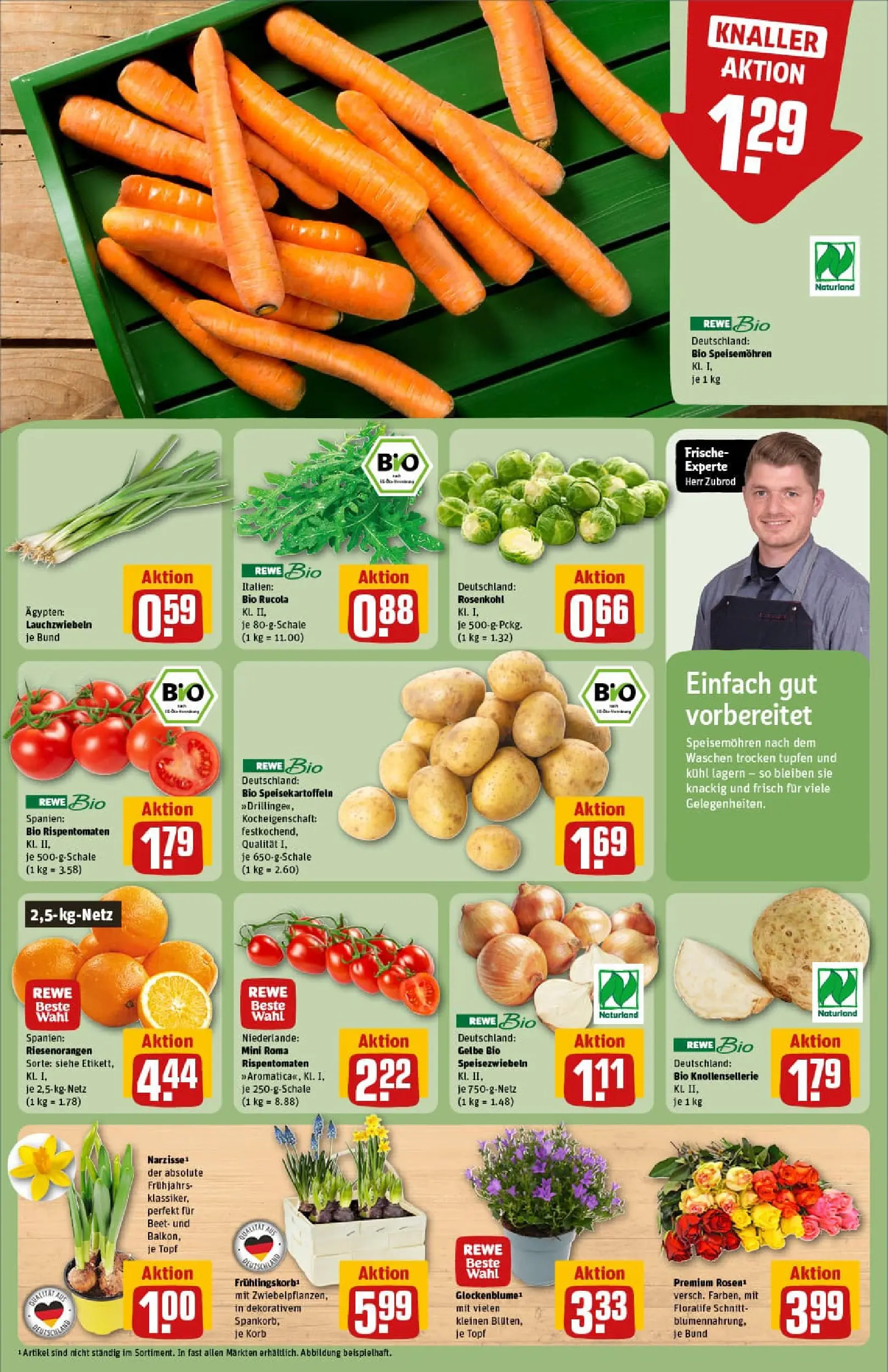 REWE Prospekt ab 11.01.2026 zum Blättern » Angebote | Seite: 7 | Produkte: Rucola, Korb