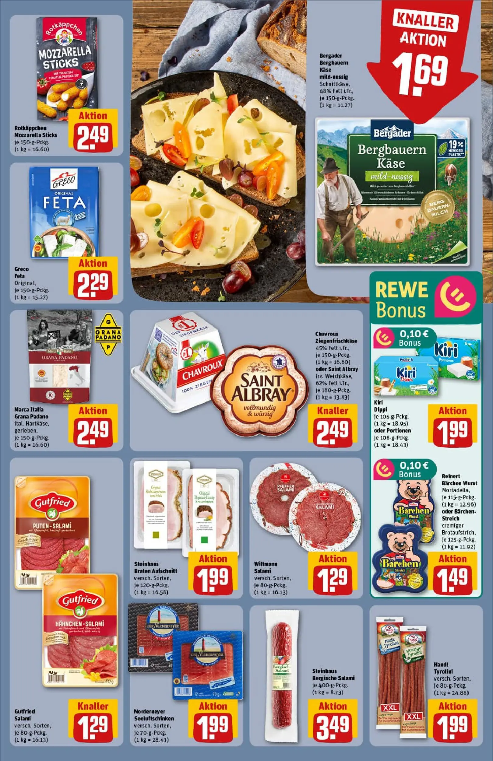 REWE Prospekt ab 11.01.2026 zum Blättern » Angebote | Seite: 13 | Produkte: Feta, Milch, Käse, Rotkäppchen