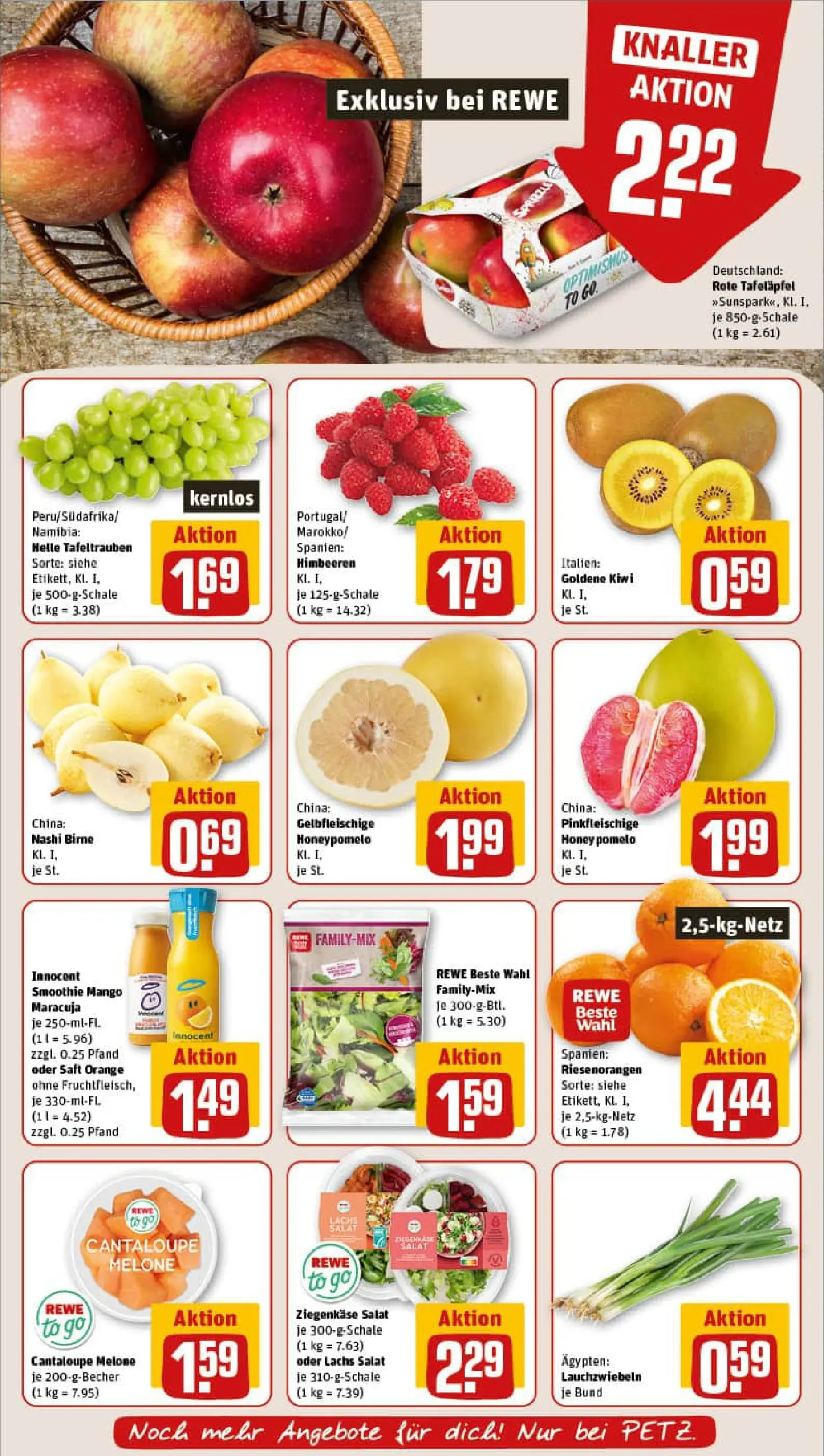 REWE Prospekt ab 11.01.2026 zum Blättern » Angebote | Seite: 6 | Produkte: Ziegenkäse, Mango, Saft, Kiwi