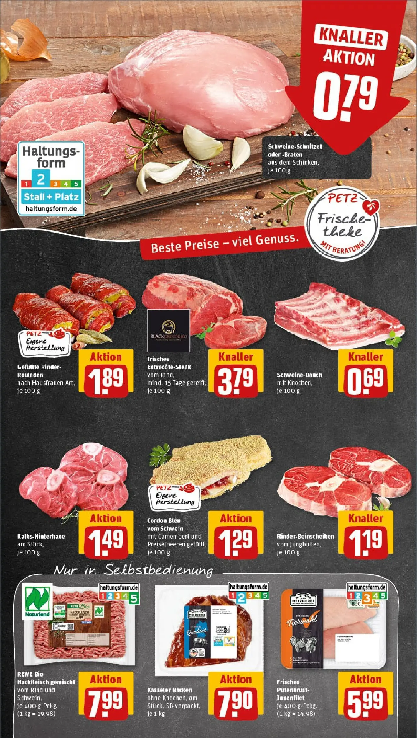 REWE Prospekt ab 11.01.2026 zum Blättern » Angebote | Seite: 8 | Produkte: Theke, Schnitzel, Kasseler nacken, Hackfleisch