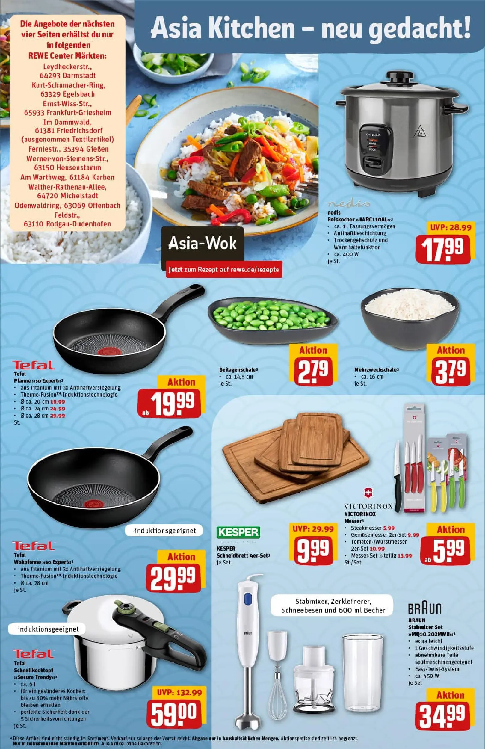 REWE Prospekt ab 11.01.2026 zum Blättern » Angebote | Seite: 30 | Produkte: Wok, Stabmixer