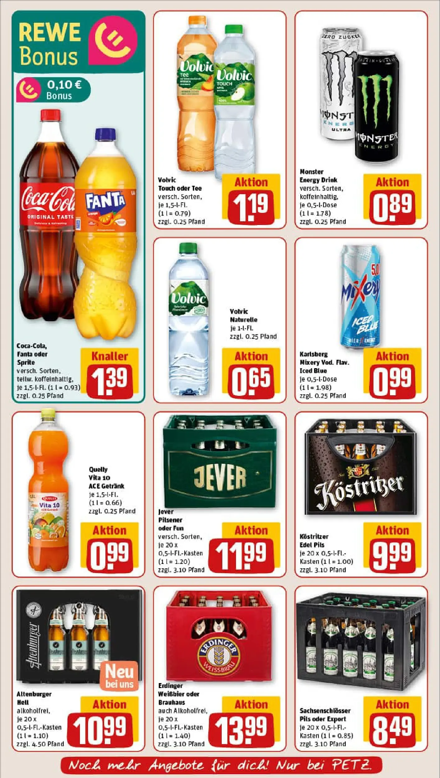 REWE Prospekt ab 11.01.2026 zum Blättern » Angebote | Seite: 18 | Produkte: Sprite, Kostritzer, Volvic touch, Volvic