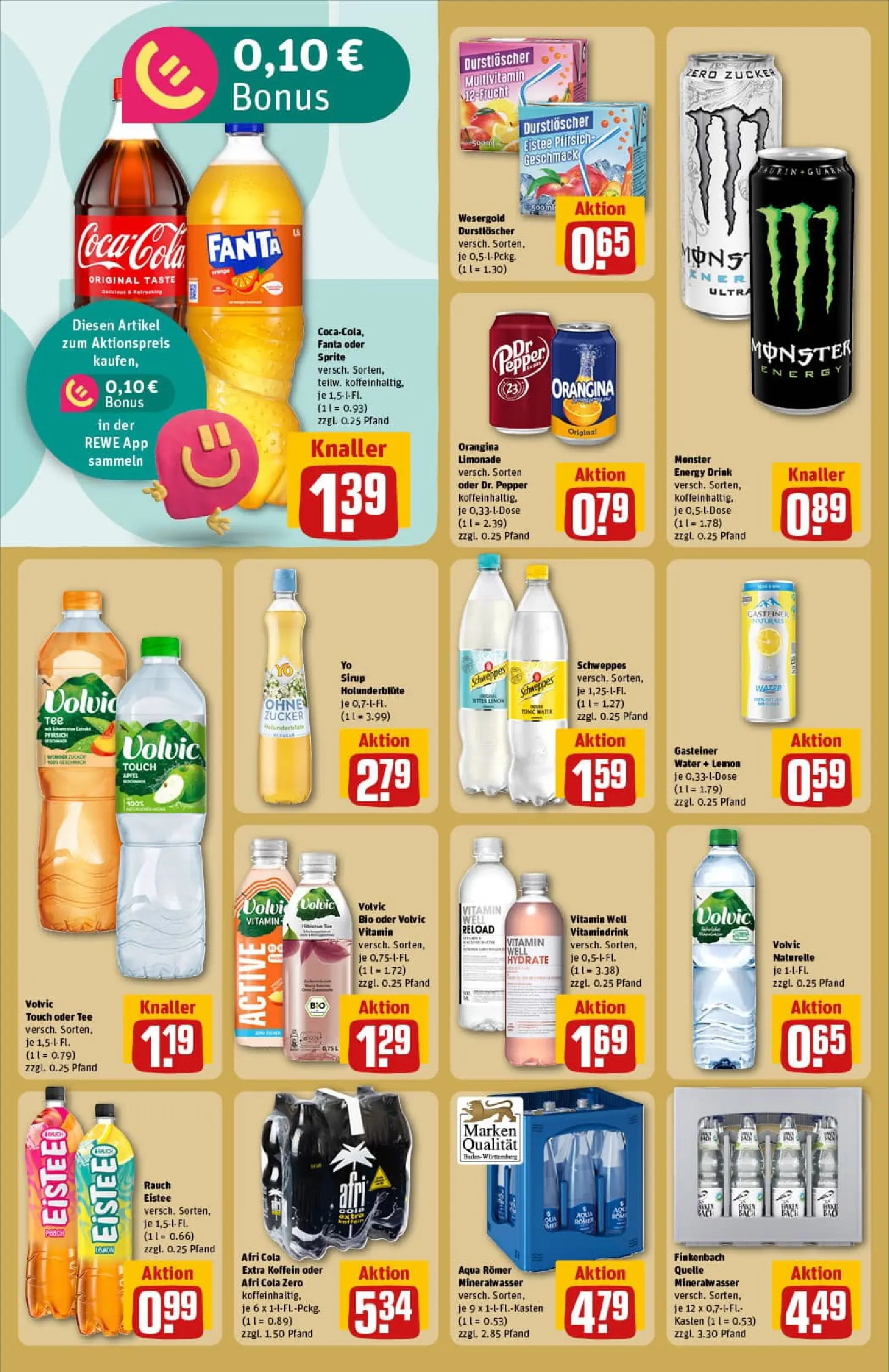 REWE Prospekt ab 11.01.2026 zum Blättern » Angebote | Seite: 18 | Produkte: Fanta, Sprite, Volvic touch, Volvic