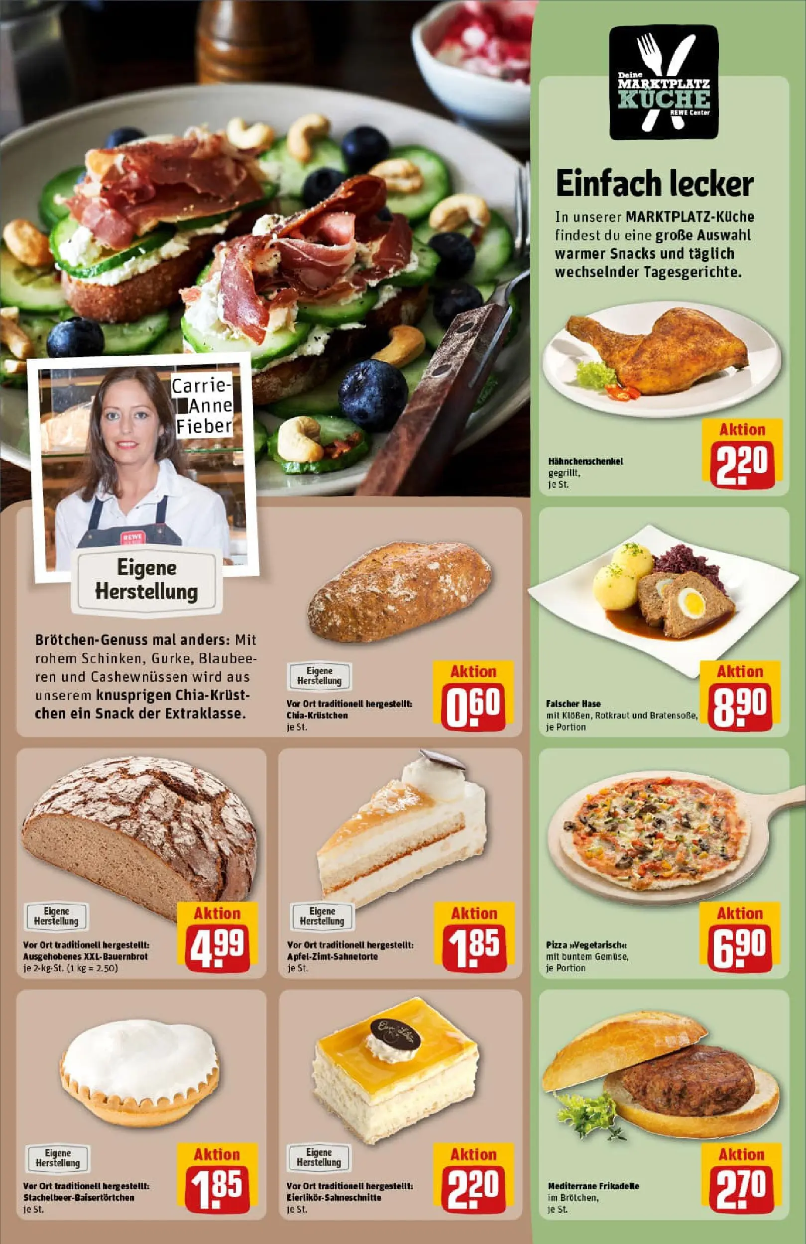 REWE Prospekt ab 11.01.2026 zum Blättern » Angebote | Seite: 13 | Produkte: Hahnchenschenkel, Küche, Burger, Pizza