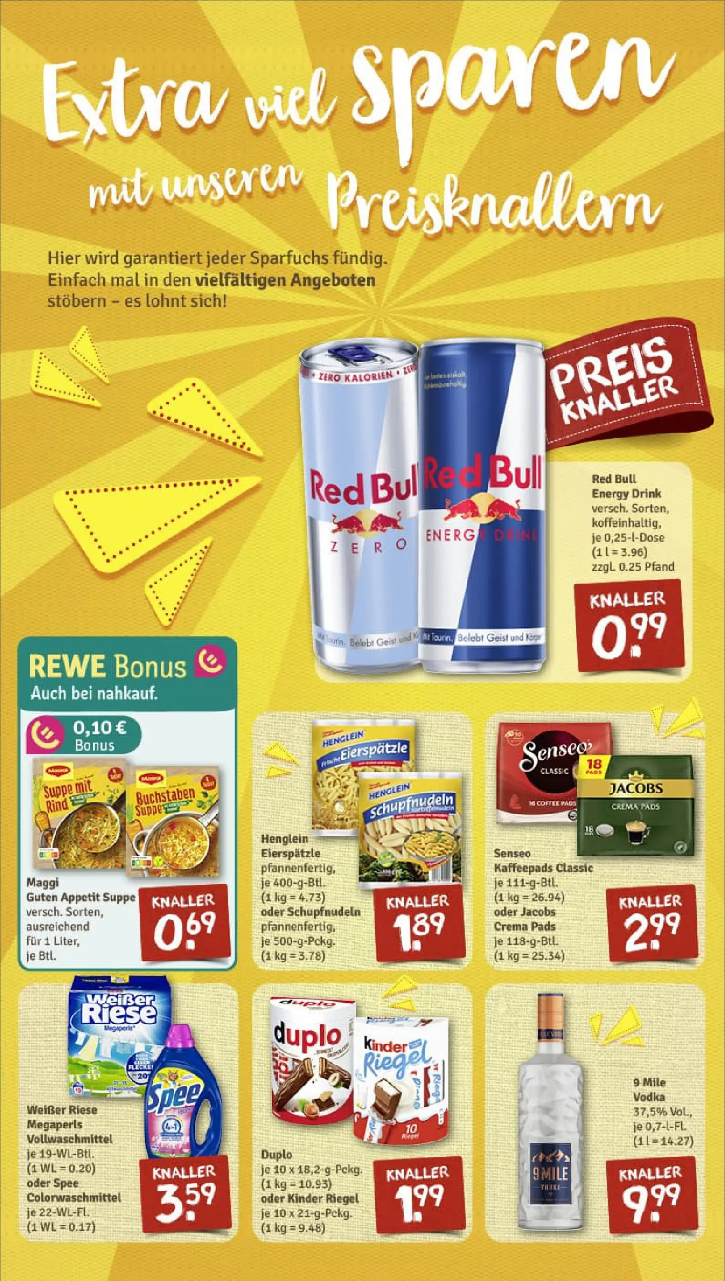 REWE Prospekt ab 11.01.2026 zum Blättern » Angebote | Seite: 2 | Produkte: Kaffeepads, Maggi, Energy, Pasta