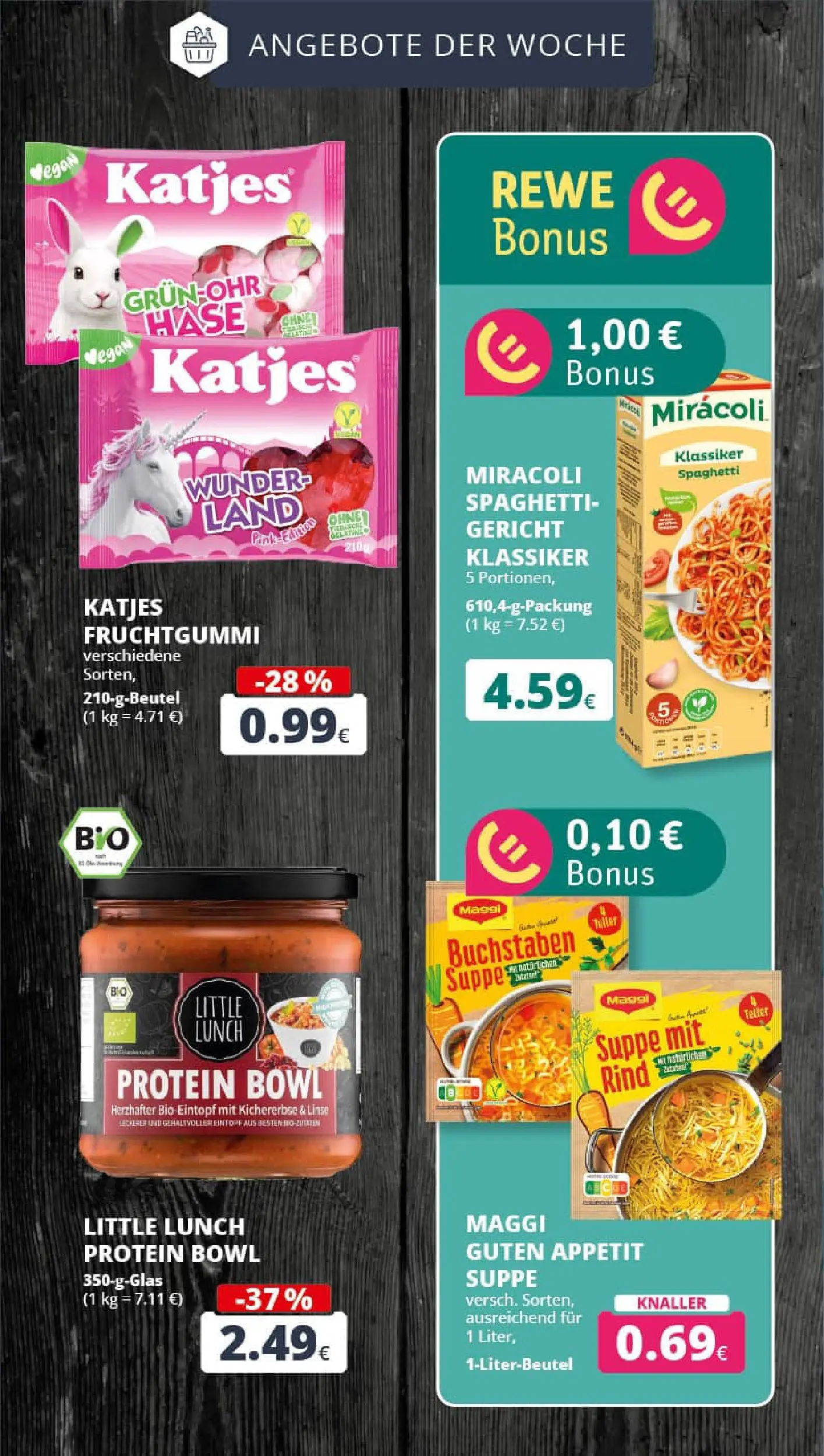 REWE Prospekt ab 11.01.2026 zum Blättern » Angebote | Seite: 4 | Produkte: Maggi, Katjes