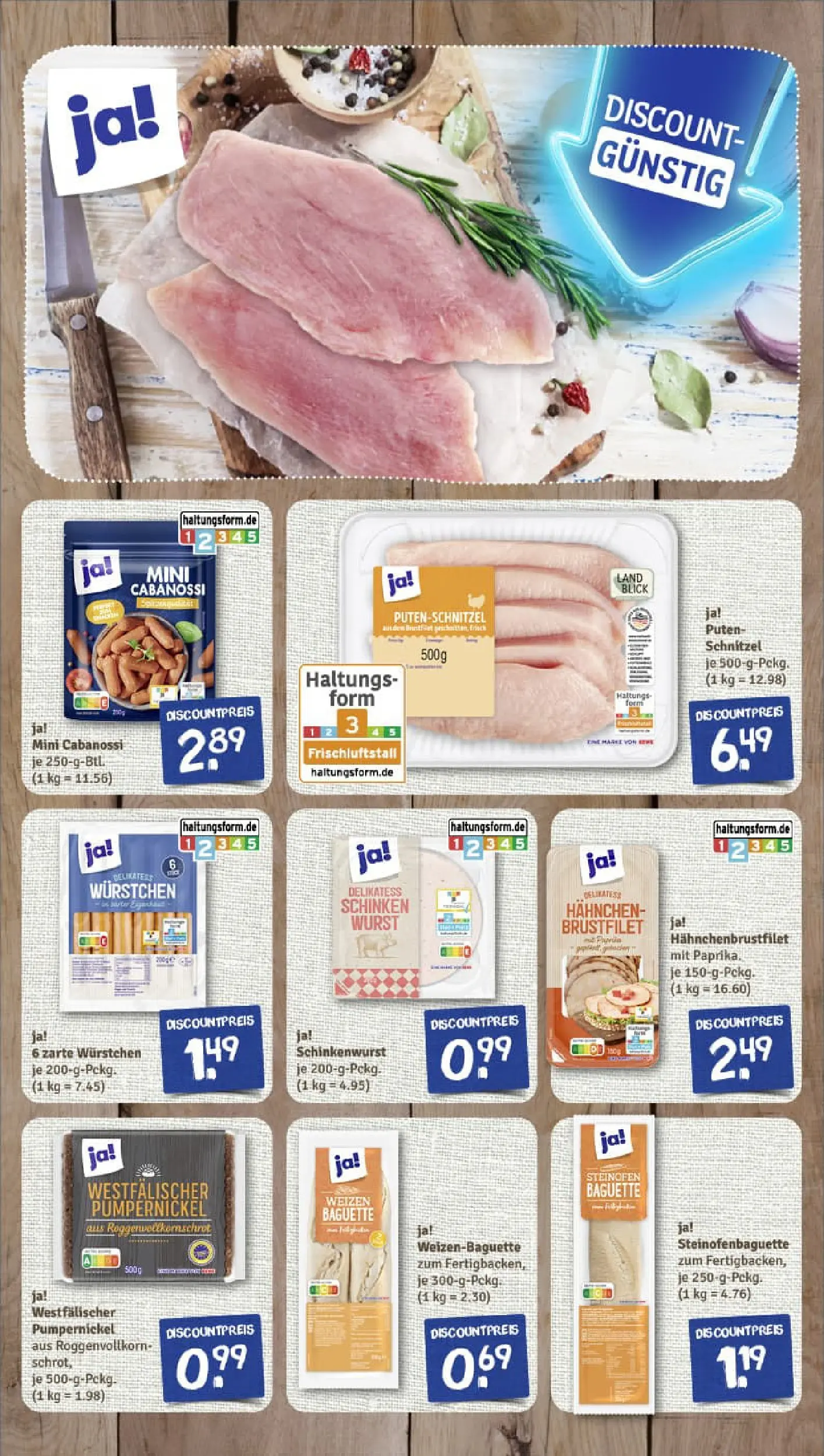 REWE Prospekt ab 11.01.2026 zum Blättern » Angebote | Seite: 9 | Produkte: Hahnchen, Schnitzel, Paprika, Schinken