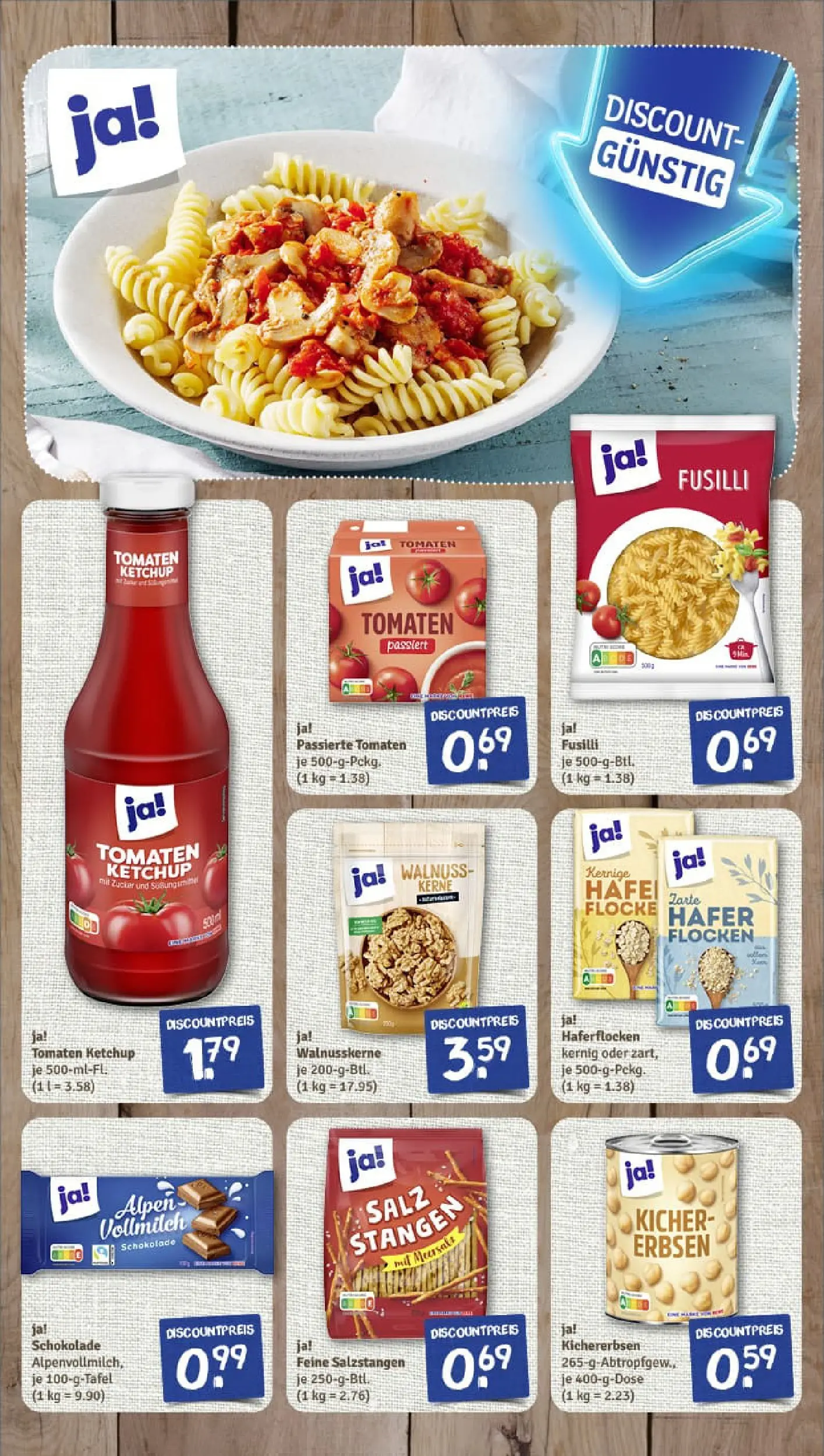 REWE Prospekt ab 11.01.2026 zum Blättern » Angebote | Seite: 10 | Produkte: Schokolade, Salz, Zucker, Ketchup