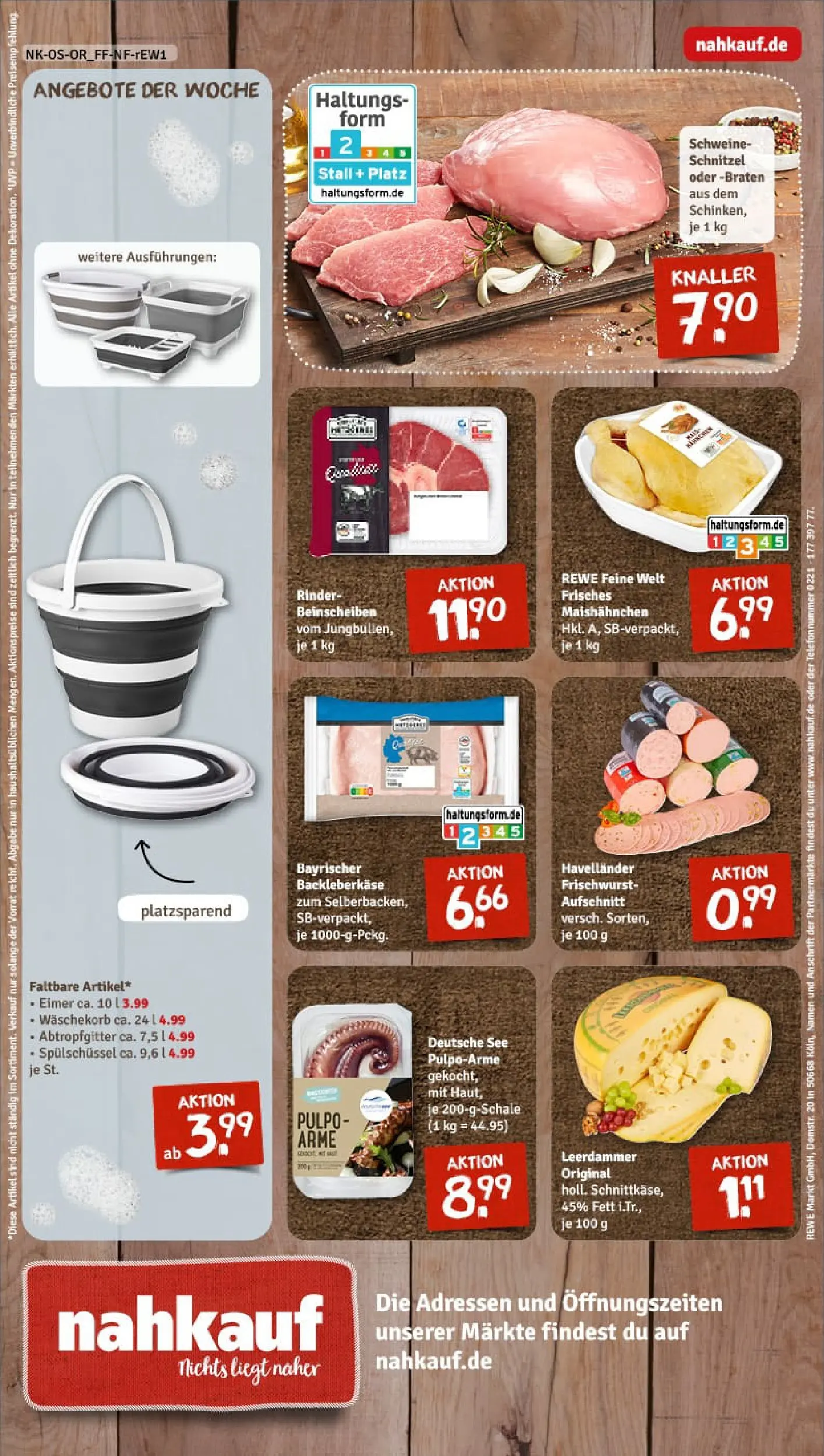 REWE Prospekt ab 11.01.2026 zum Blättern » Angebote | Seite: 12 | Produkte: Schnitzel, Leerdammer