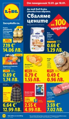 Преглед на Бутербанички, Различни видове 1 kg/onakoßka - Офертите са валидни от 12.01.2026 | Страница: 19