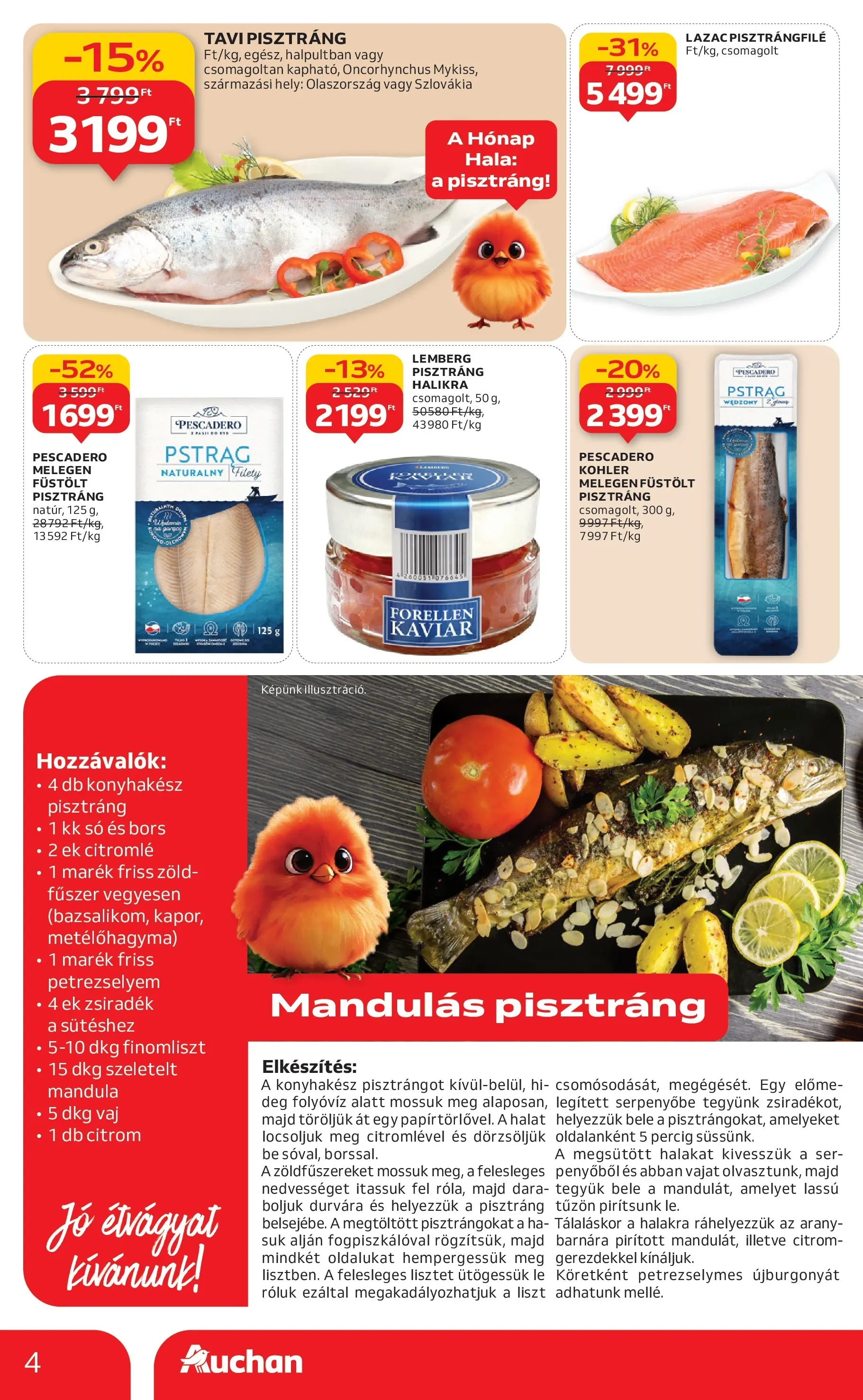 Auchan Akciós újság Szolnok - 2026.01.08. -tól/töl > akció, lapozható szórólap 🛍️ | Oldal: 4 | Termékek: Petrezselyem, Fűszer, Só, Bors