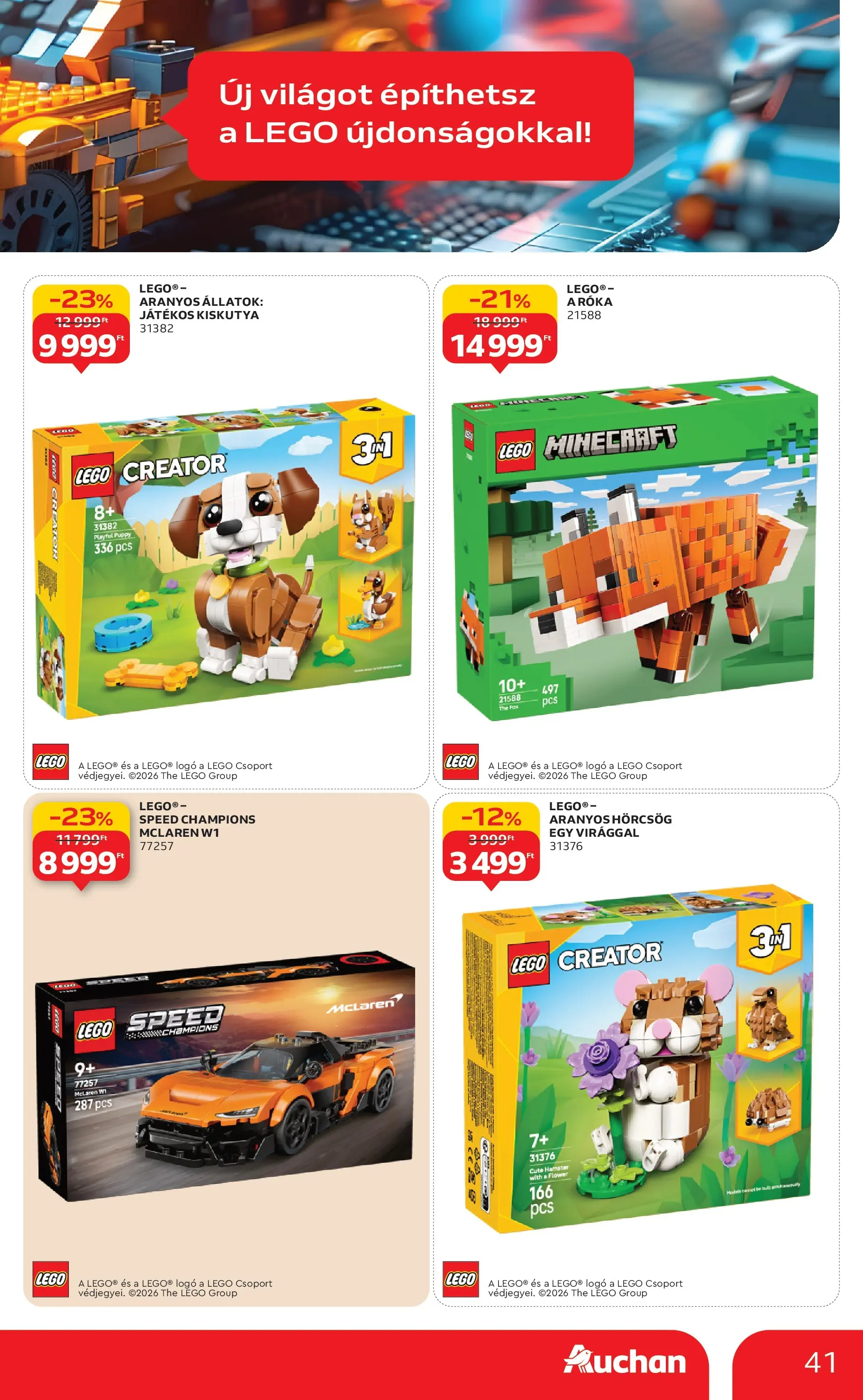 Auchan Akciós újság Szolnok - 2026.01.08. -tól/töl > akció, lapozható szórólap 🛍️ | Oldal: 41