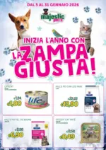 Majestic Pet's Dal 5 al 31 gennaio - al 31.01.2026