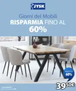 JYSK Giorni del mobile - al 21.01.2026