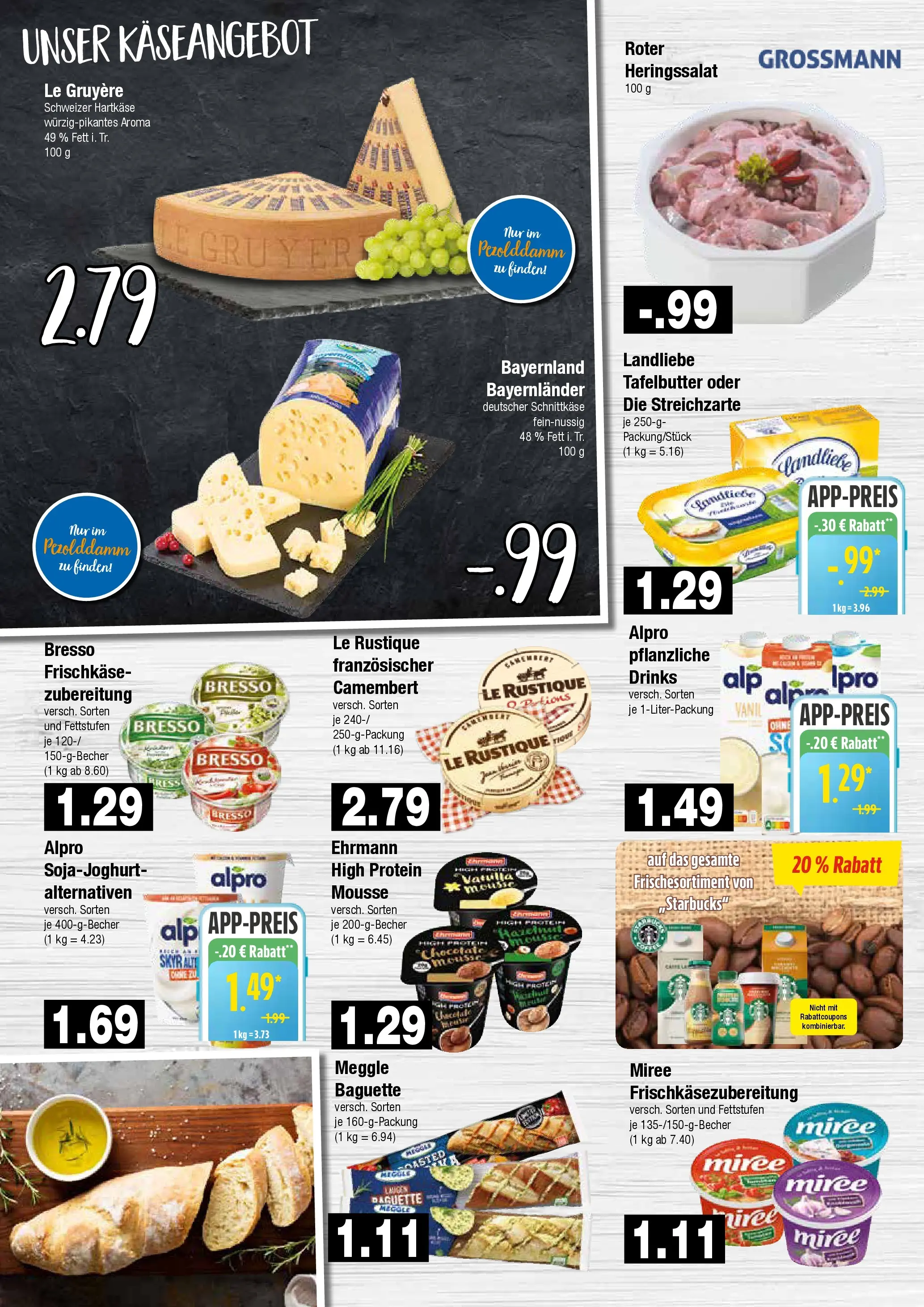 Edeka prospekt Hamburg	 (ab 11.01.2026) » Angebote Online | Seite: 4 | Produkte: Butter, Baguette, Skyr, Alpro