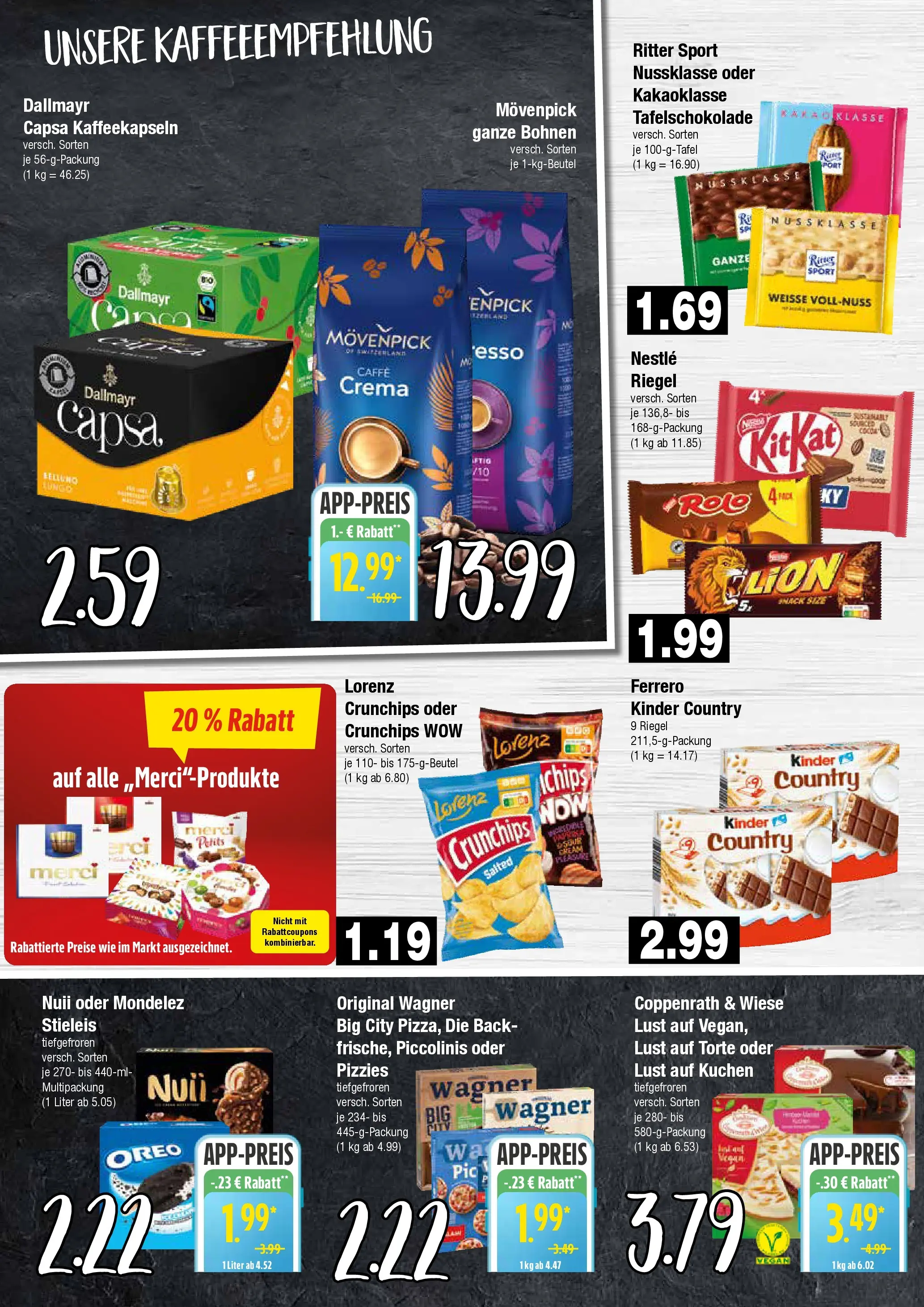 Edeka prospekt Hamburg	 (ab 11.01.2026) » Angebote Online | Seite: 6 | Produkte: Ritter sport, Kuchen, Chips, Dallmayr capsa