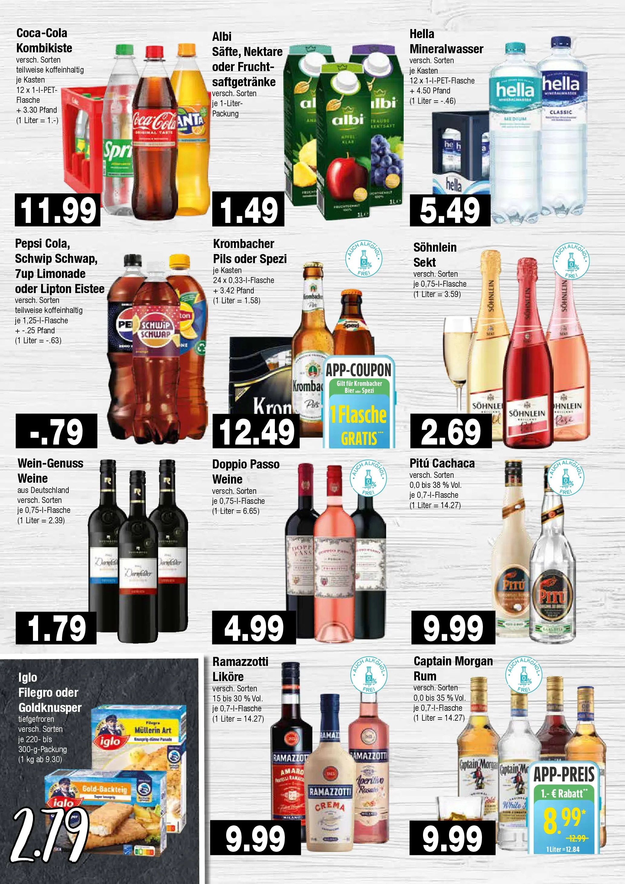 Edeka prospekt Hamburg	 (ab 11.01.2026) » Angebote Online | Seite: 7 | Produkte: Bier, Rum, Iglo, Krombacher