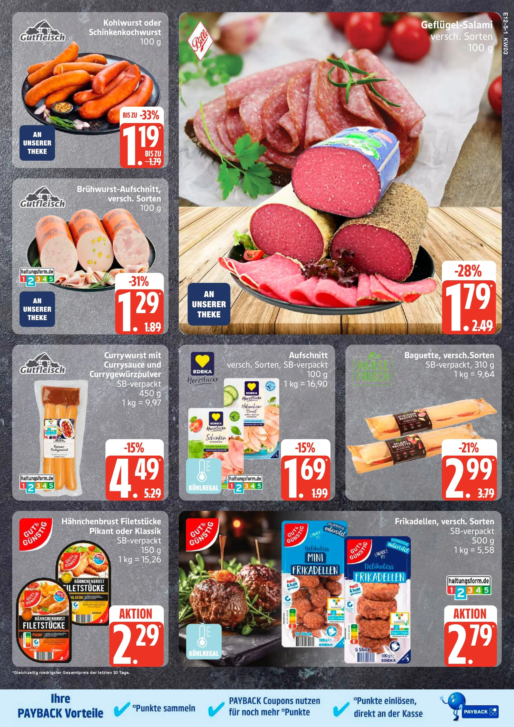 Edeka prospekt Ammersbek	 (ab 11.01.2026) » Angebote Online | Seite: 5 | Produkte: Theke, Baguette, Salami, Hahnchenbrust