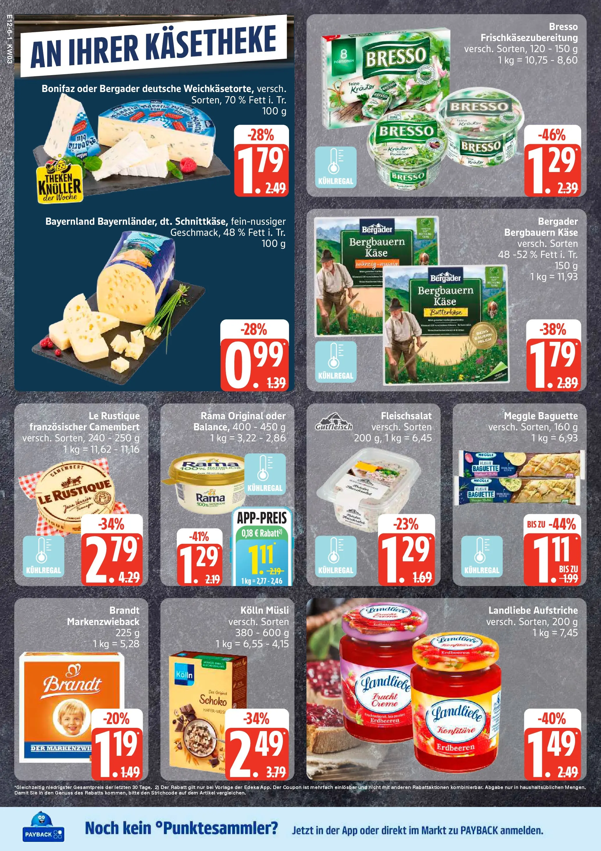 Edeka prospekt Ammersbek	 (ab 11.01.2026) » Angebote Online | Seite: 6 | Produkte: Musli, Margarine, Kolln musli, Milch